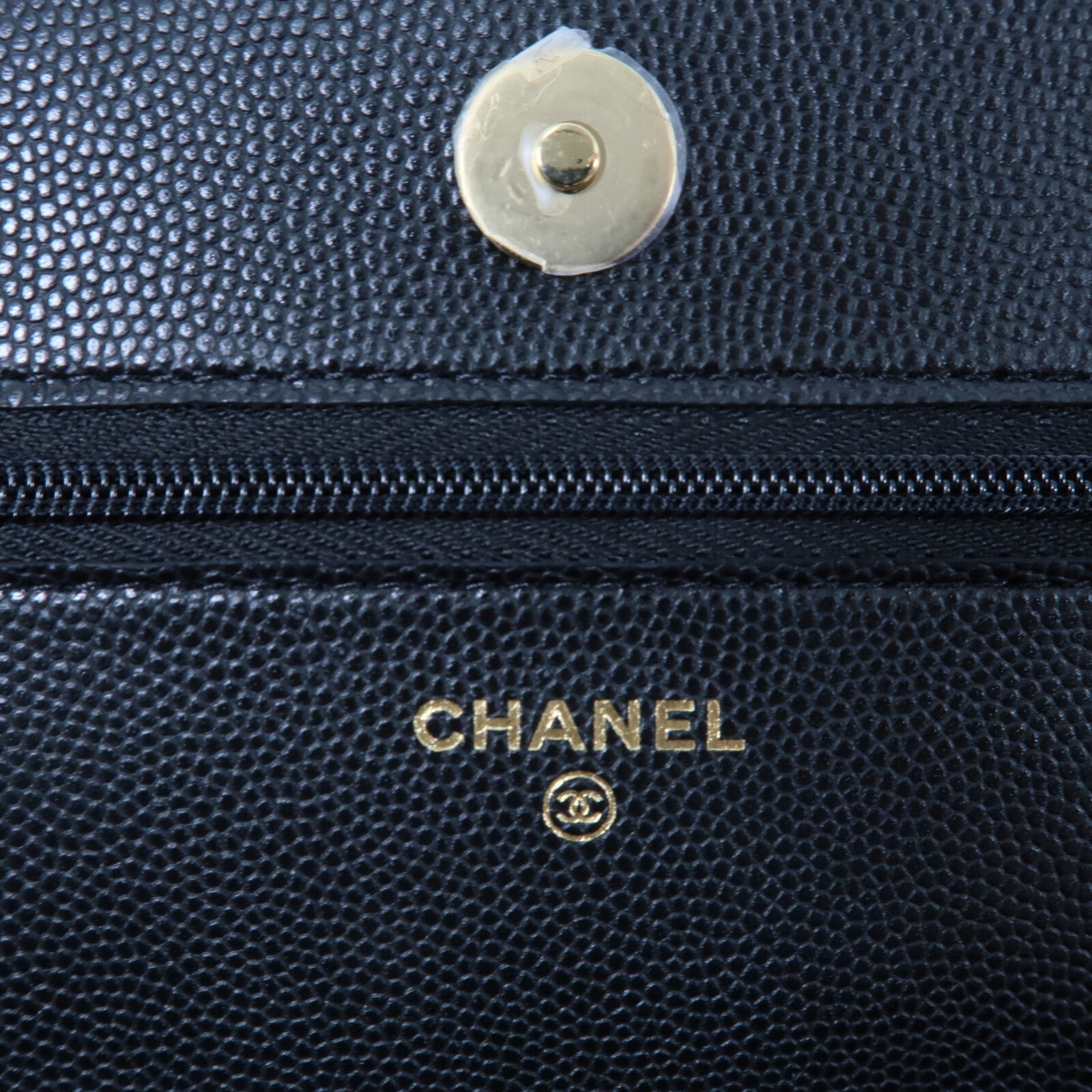 CHANEL 牛皮皮革WOC Wallet On Chain鏈帶肩背袋