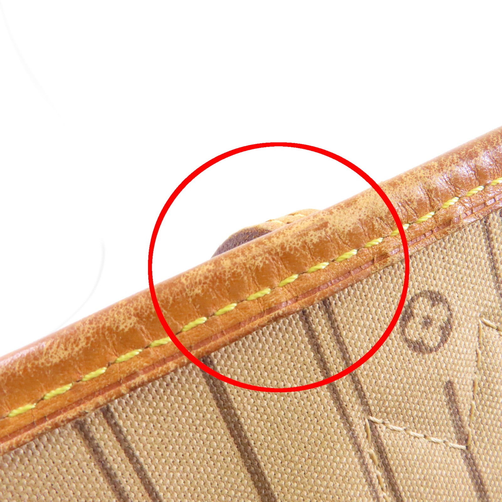 LOUIS VUITTON Monogram Neverfull MM金扣手挽袋啡色
