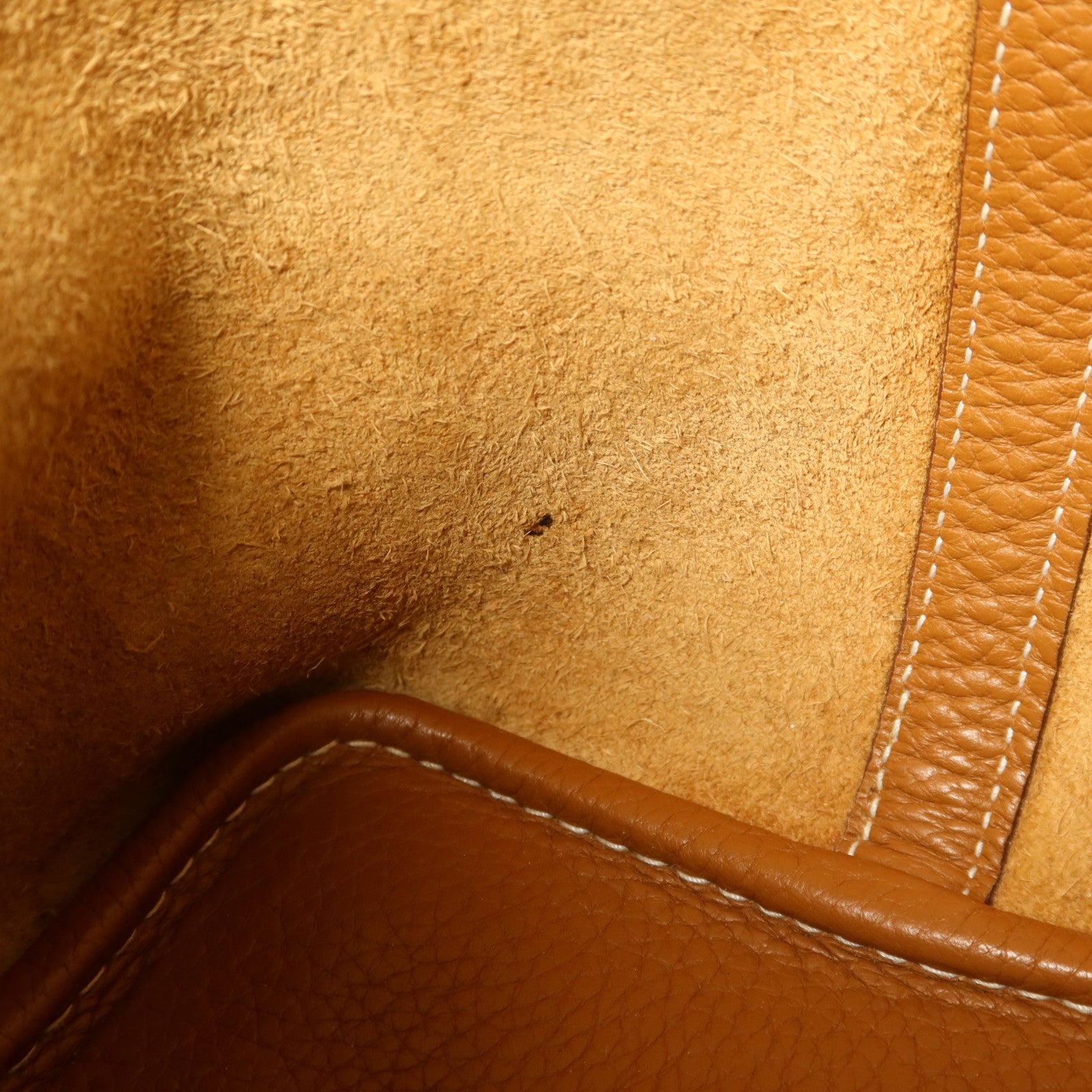 HERMES Clemence皮革Picotin PM銀扣手挽袋Gold