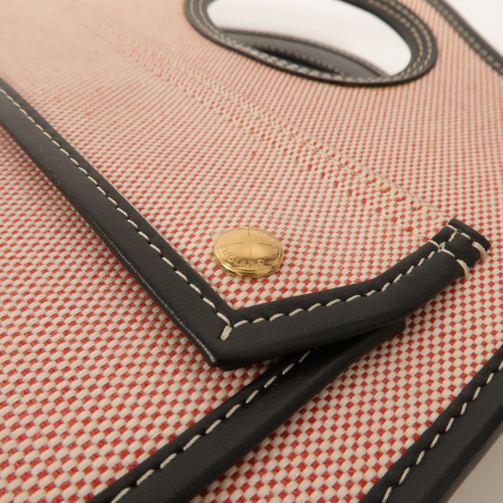 BURBERRY 帆布/皮革Mini Pocket Bag手挽肩背兩用袋