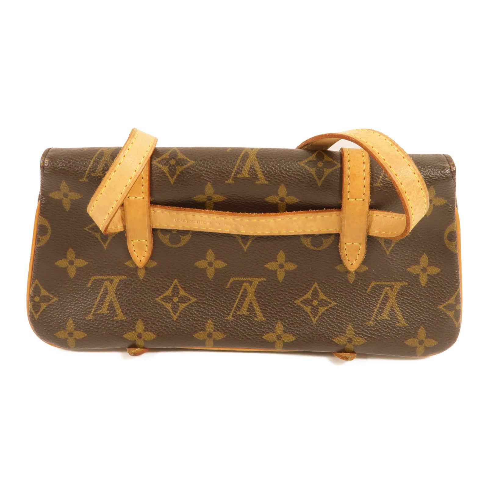 LOUIS VUITTON Monogram Pochette Marelle金扣肩背袋