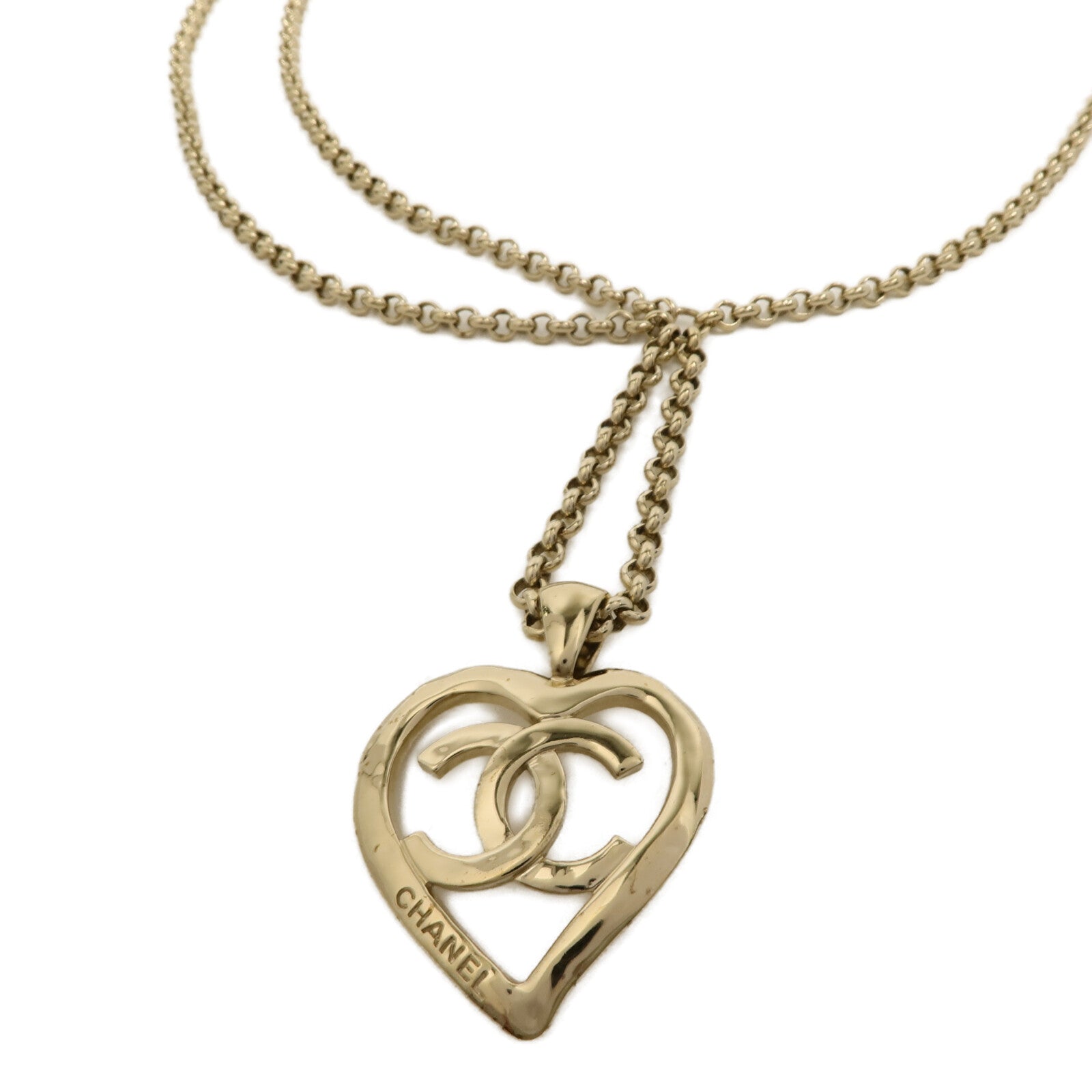 CHANEL 金屬Heart Chocker項鍊