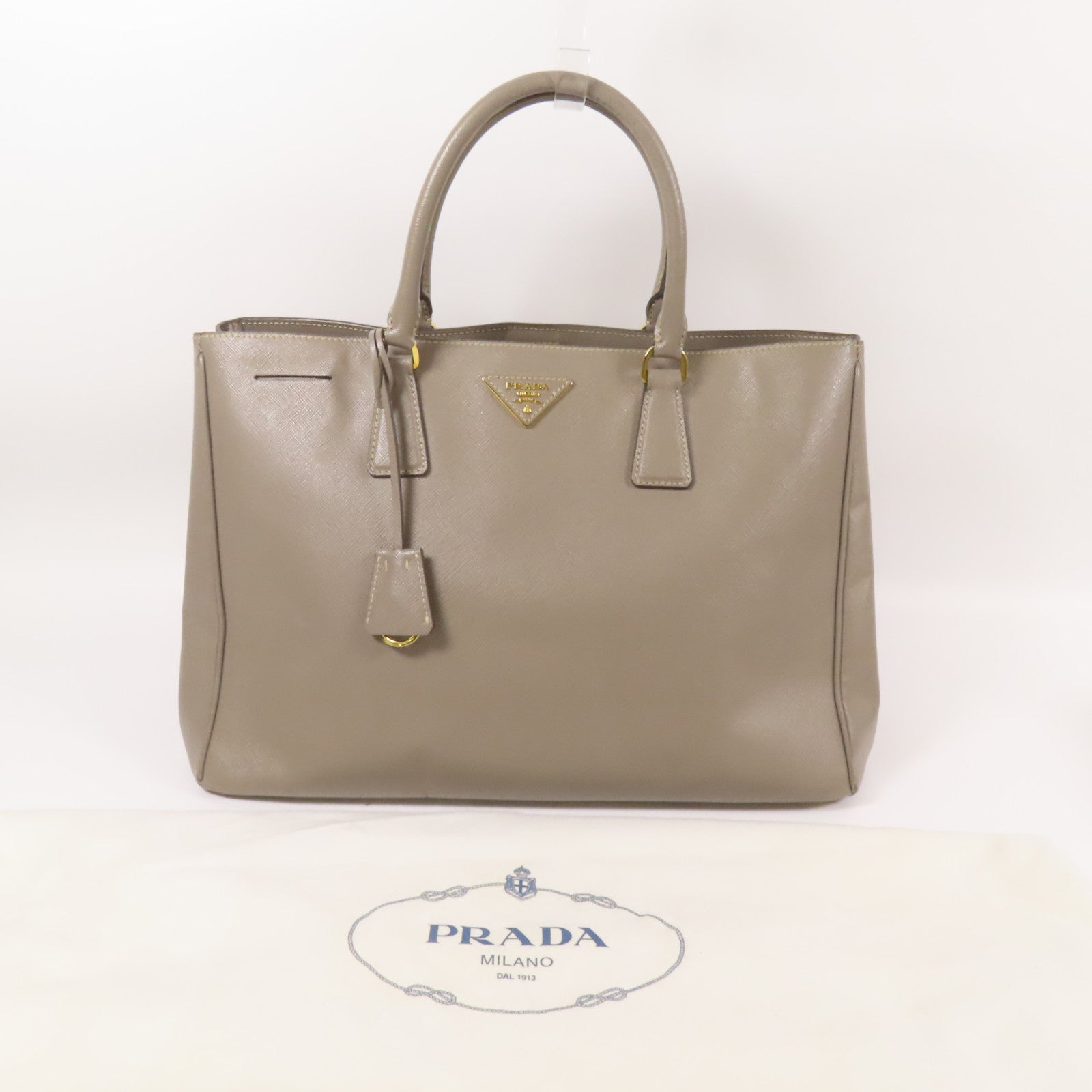 PRADA Saffiano皮革Shoulder Bag金扣肩背袋
