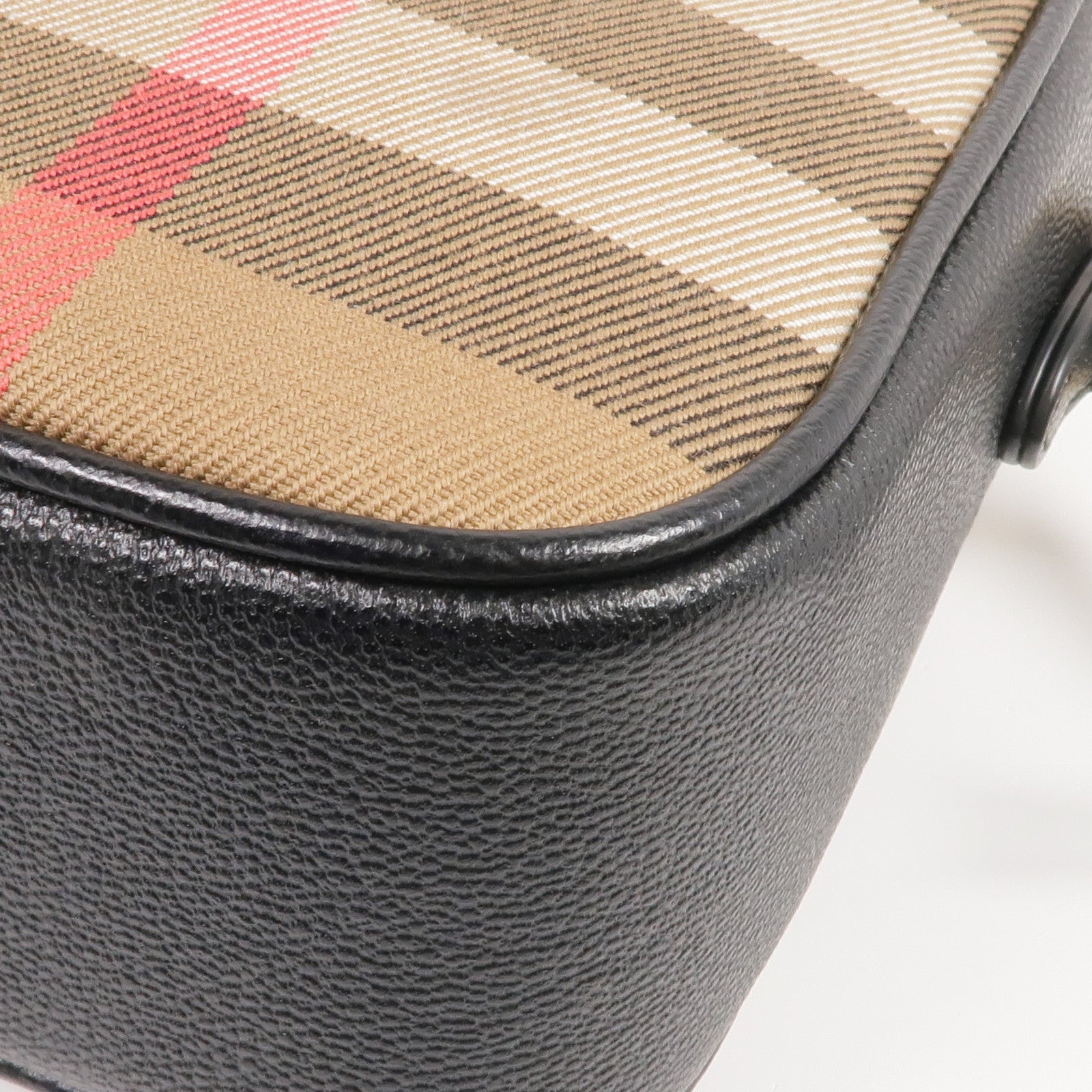 BURBERRY 帆布Shoulder Bag金扣肩背袋