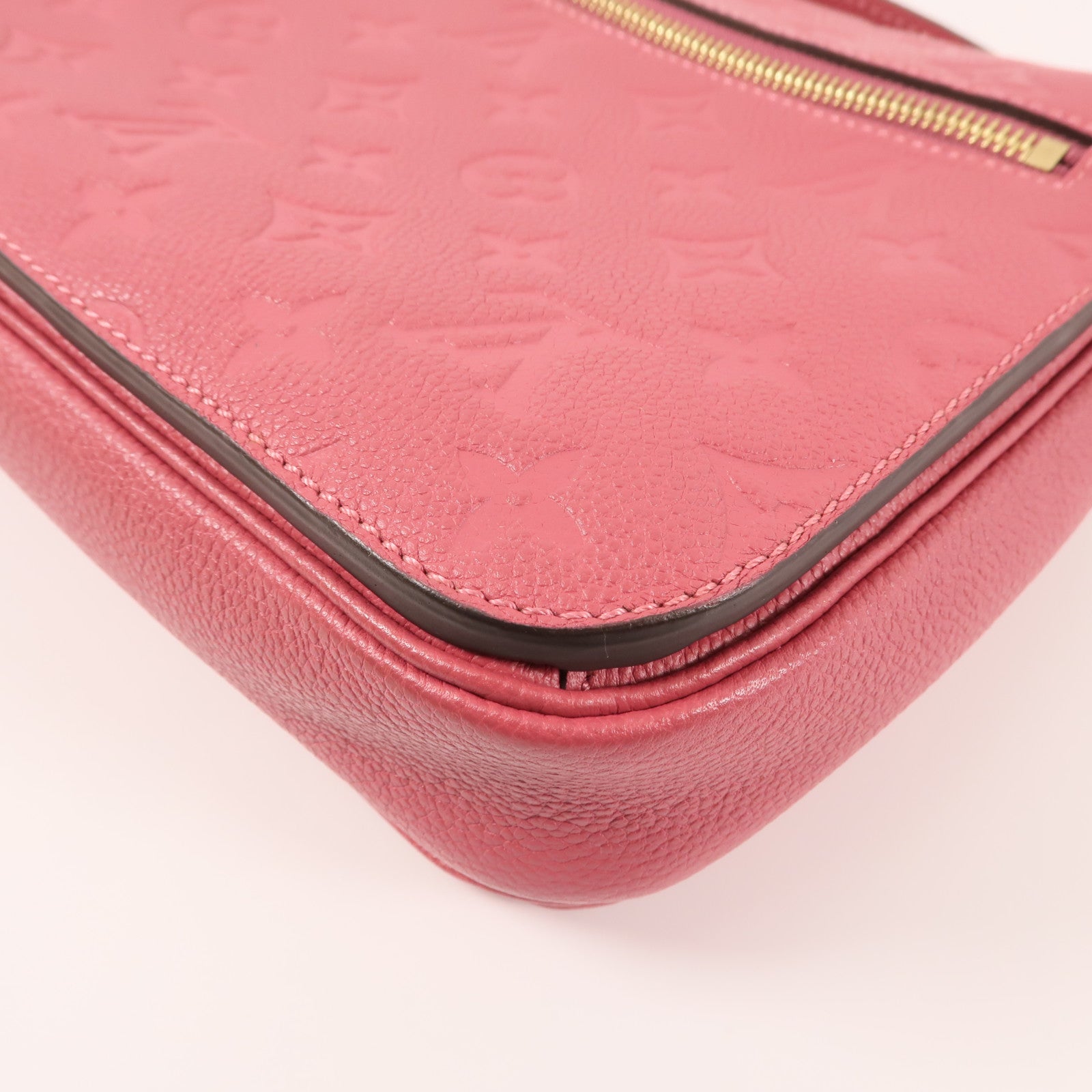 LOUIS VUITTON Monogram Empreinte Pochette Metis金扣手挽肩背兩用袋