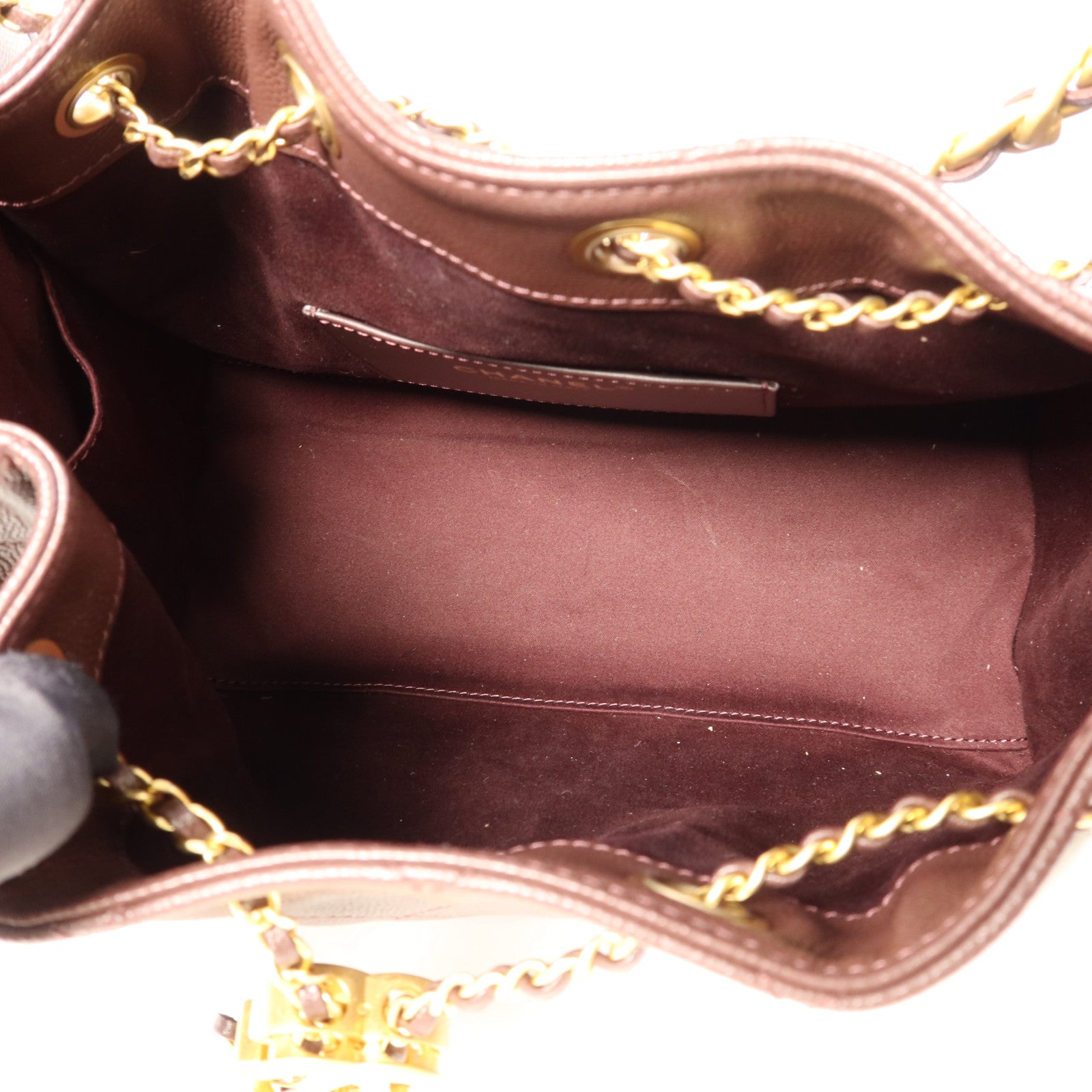 CHANEL 牛皮皮革Chanel 25 Small金扣鏈帶肩背袋