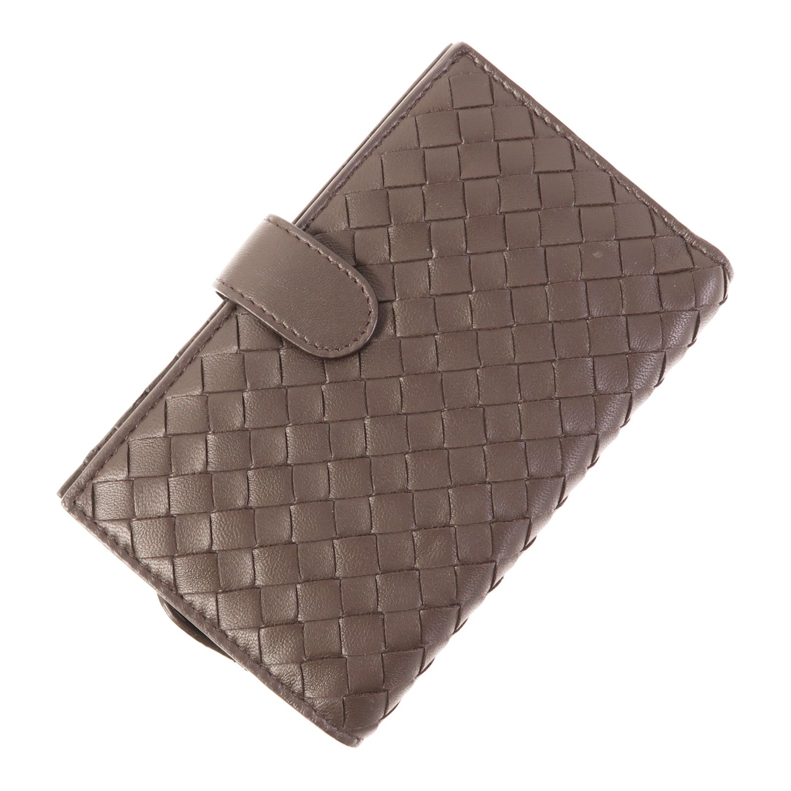 BOTTEGA VENETA 牛皮皮革Wallet銀扣錢包