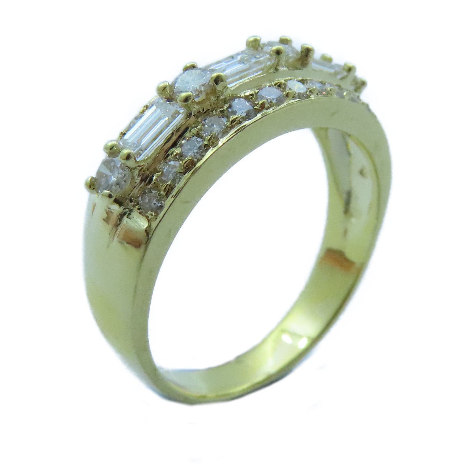JEWELRY 【激減優惠】18K黃金Diamond Ring 0.90ct鑽石戒指US#6.25
