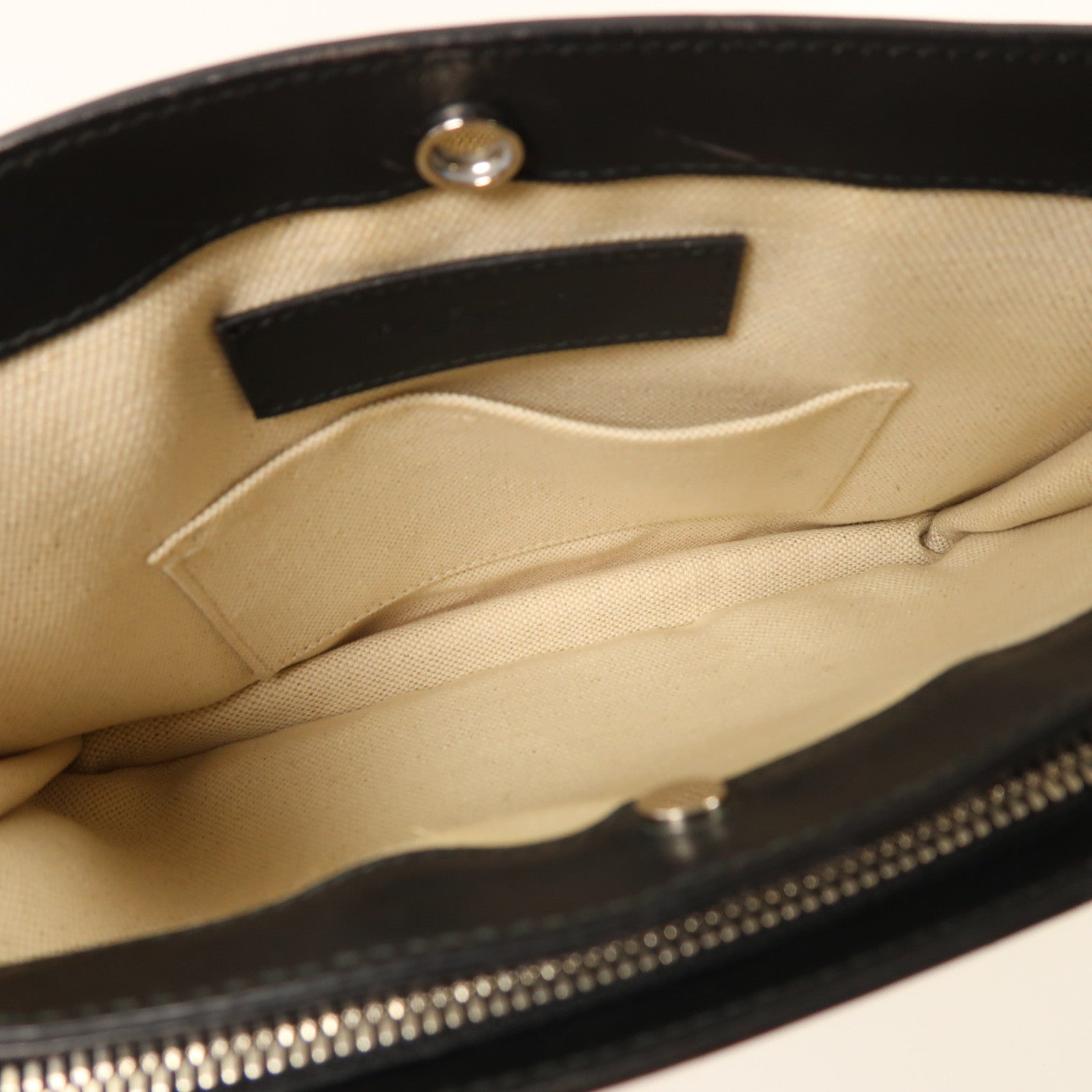 BALENCIAGA 帆布Navy Pochette銀扣肩背袋
