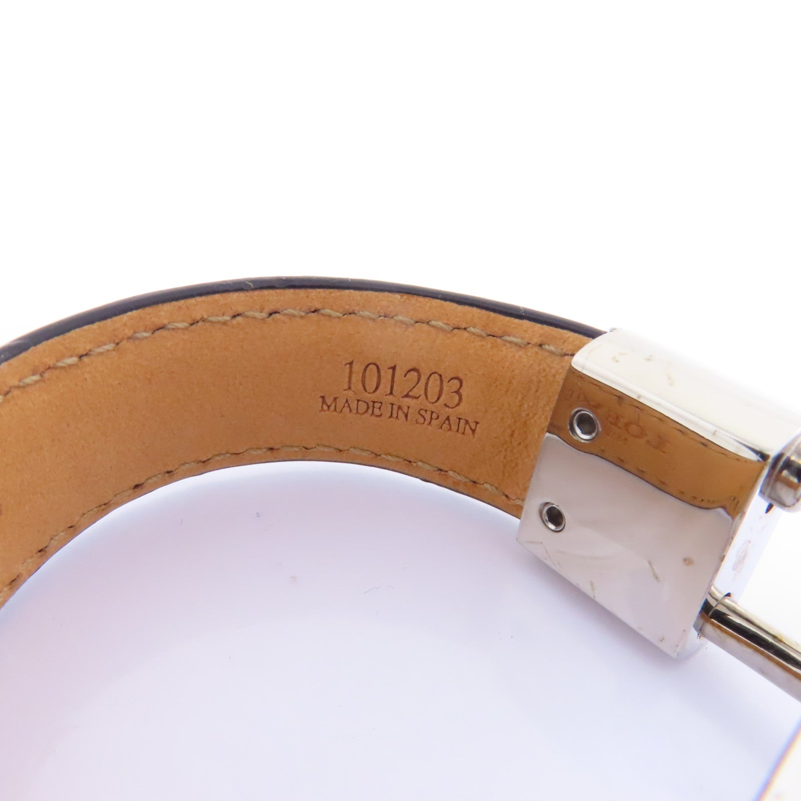 LOEWE 牛皮皮革/金屬Bracelet手鏈紫色/銀色
