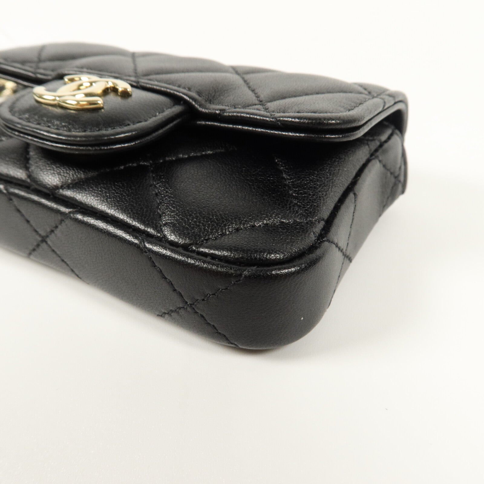 CHANEL 羊皮皮革Mini Waist Bag腰包
