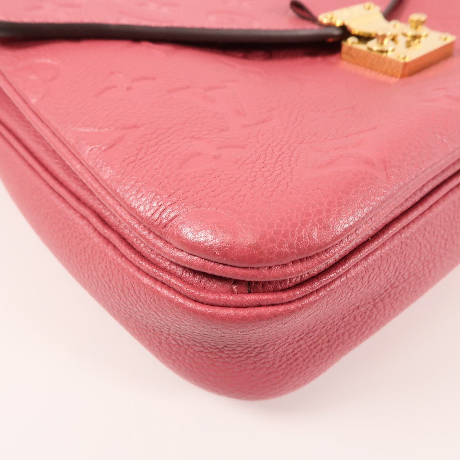 LOUIS VUITTON Monogram Empreinte Pochette Metis金扣手挽肩背兩用袋