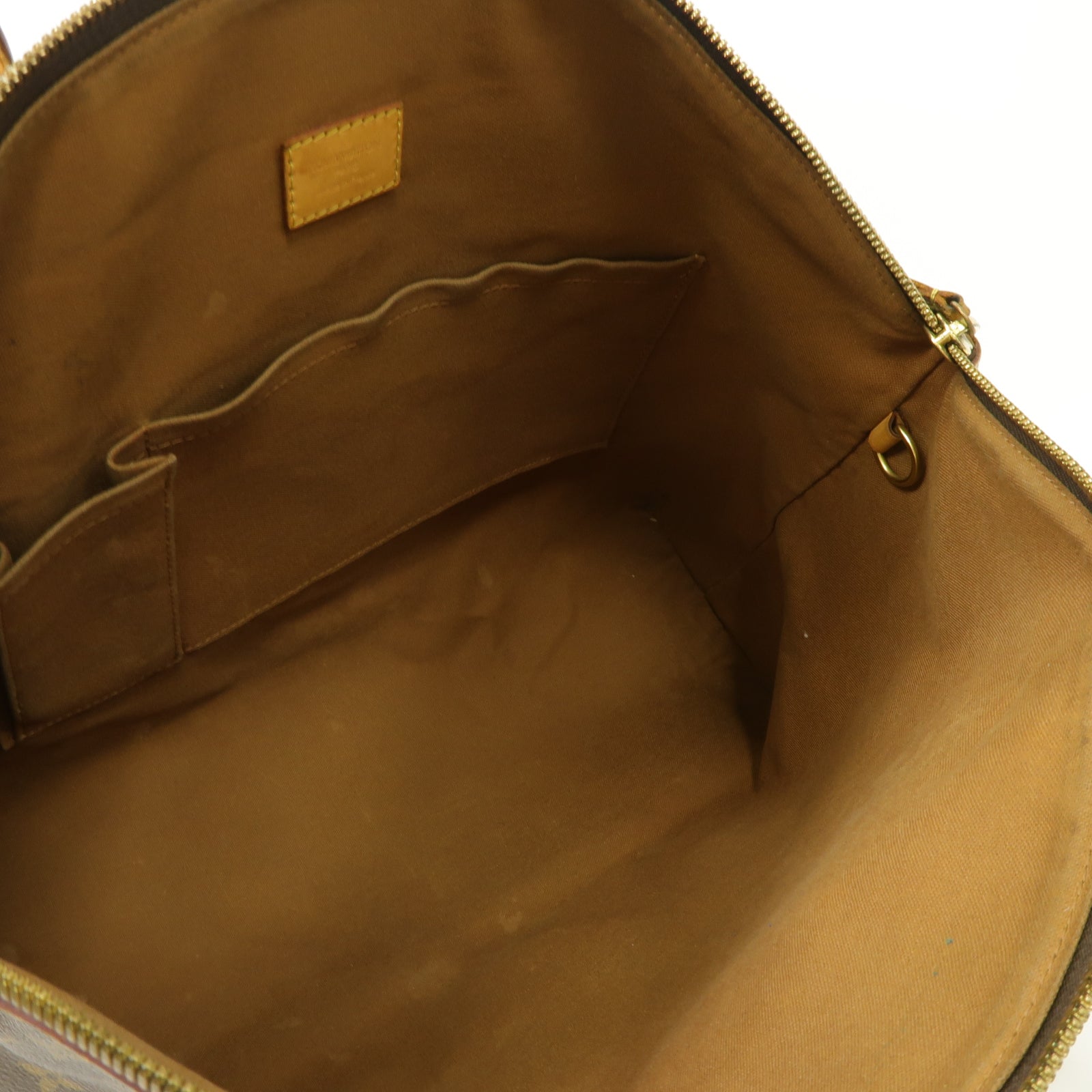 LOUIS VUITTON Monogram Lockit Horizontal金扣肩背袋棕色