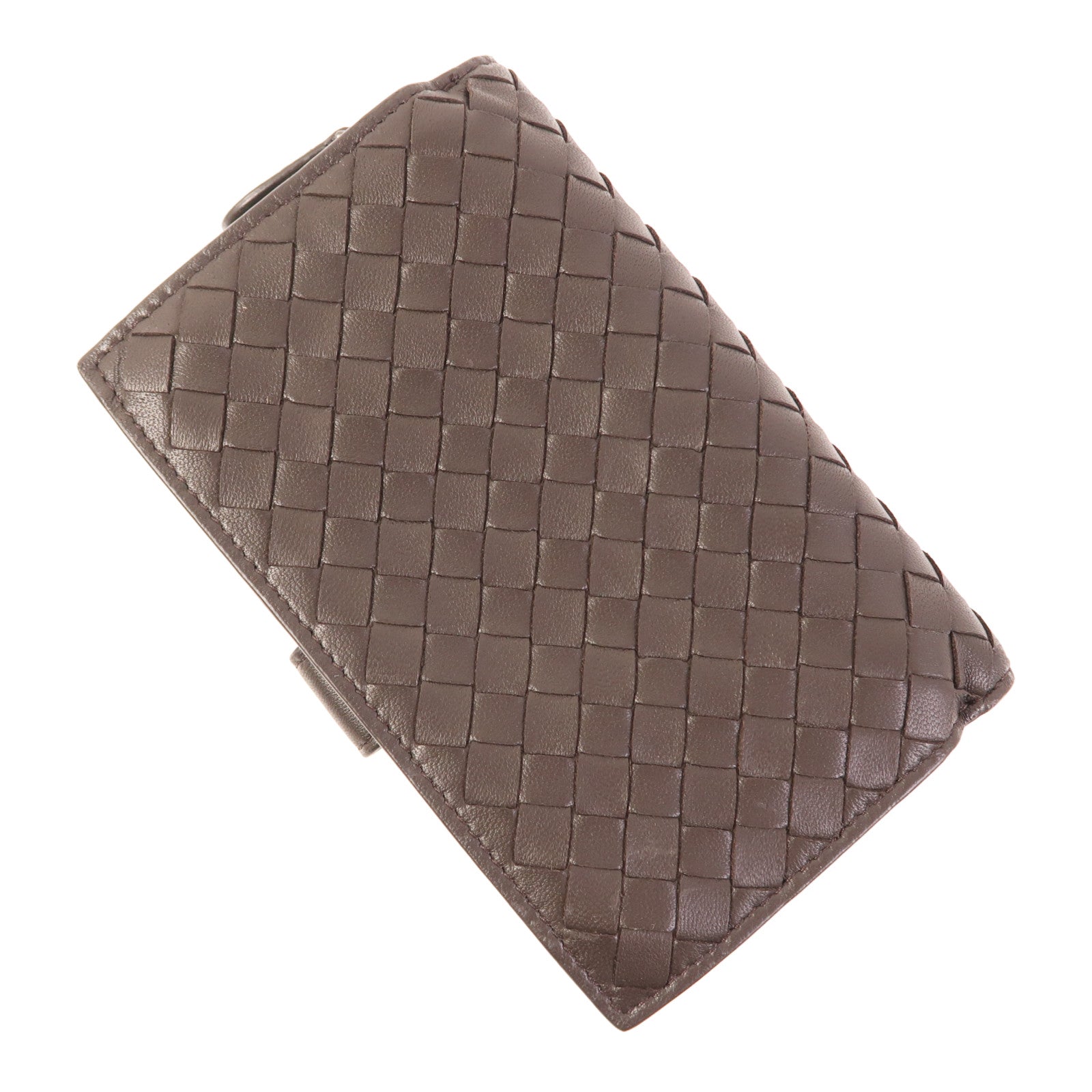 BOTTEGA VENETA 牛皮皮革Wallet銀扣錢包