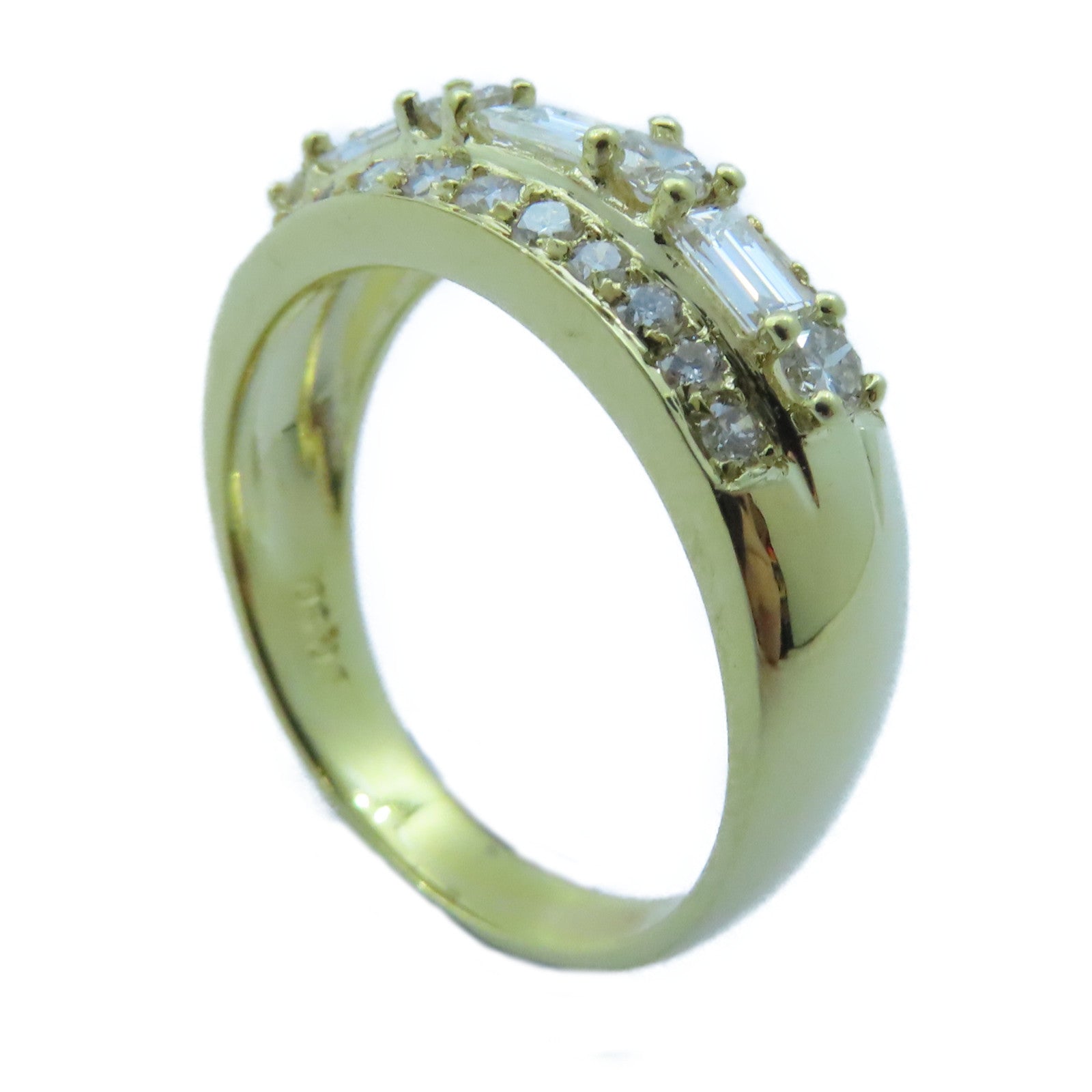 JEWELRY 【激減優惠】18K黃金Diamond Ring 0.90ct鑽石戒指US#6.25