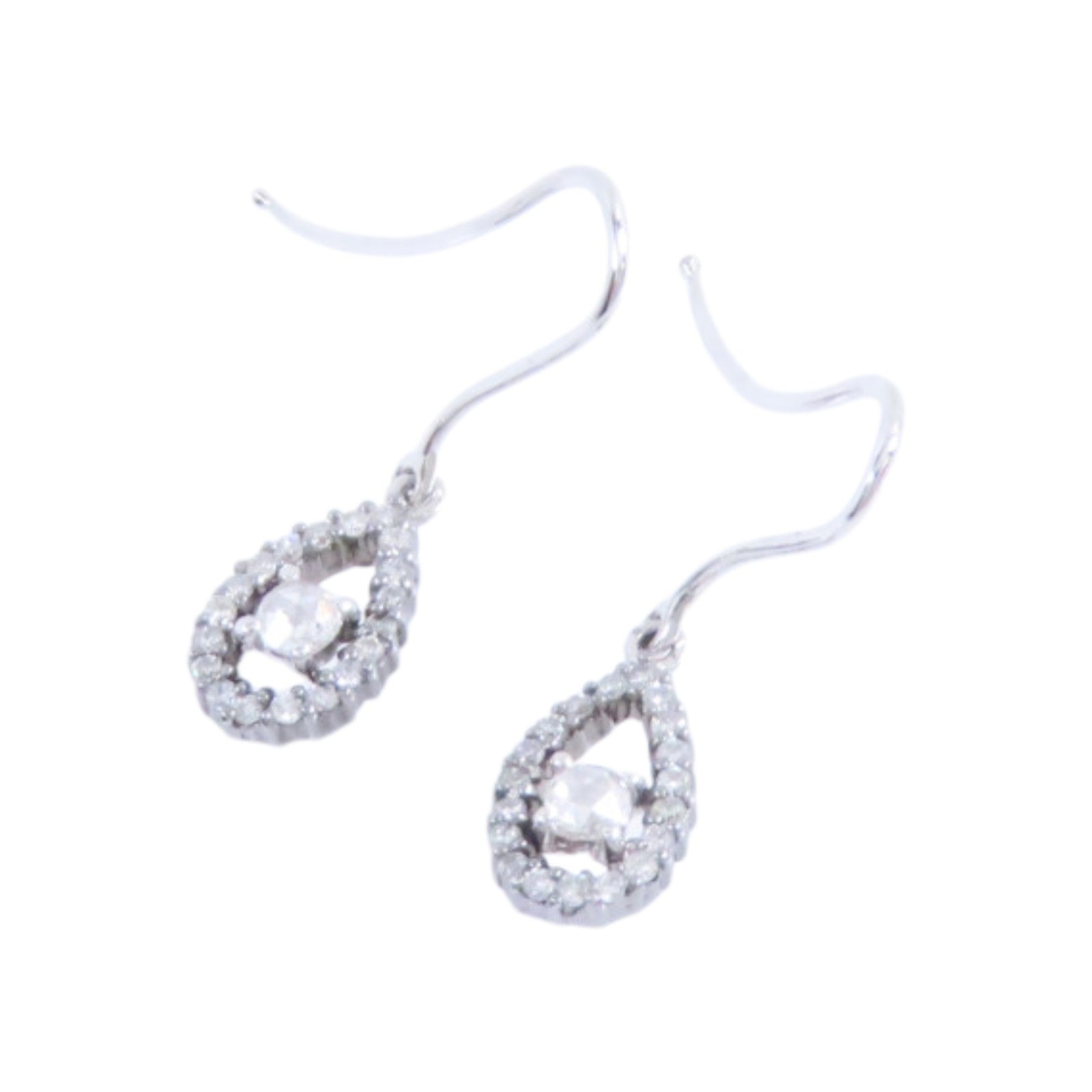 JEWELRY 【激減優惠】18K白金/鑽石Diamond Earrings耳環
