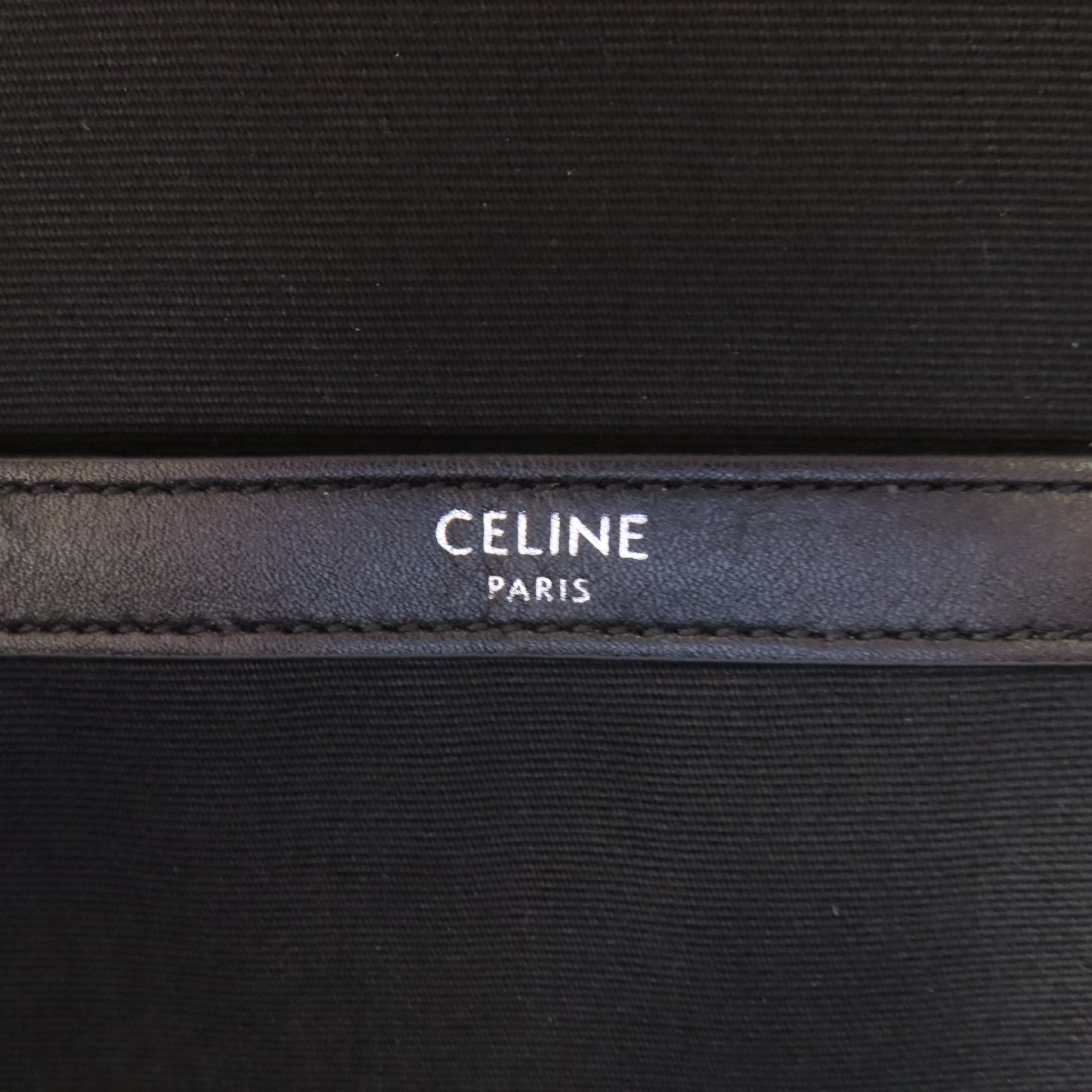 CELINE 【激減優惠】塗層帆布Triomphe Backpack銀扣背包