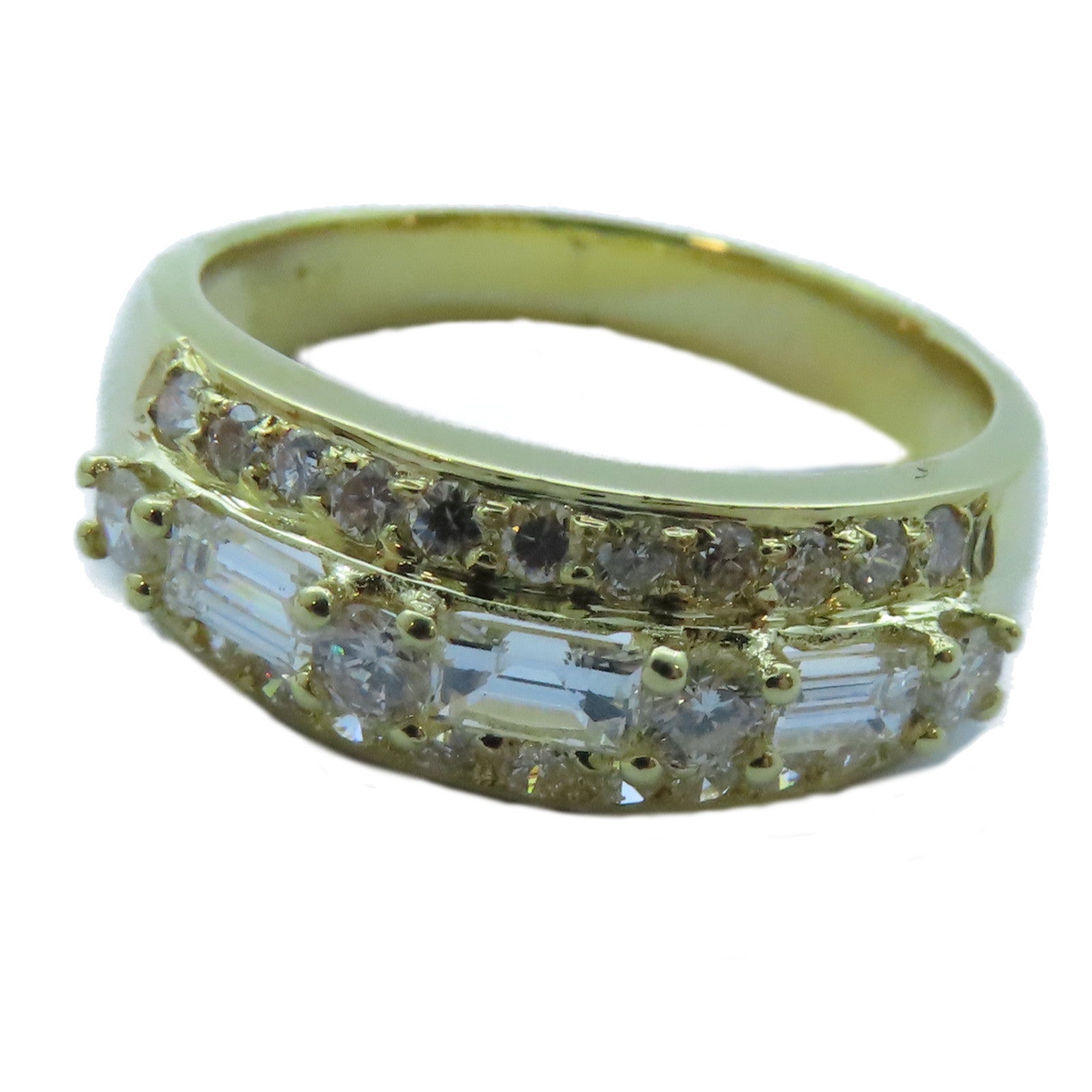 JEWELRY 【激減優惠】18K黃金Diamond Ring 0.90ct鑽石戒指US#6.25