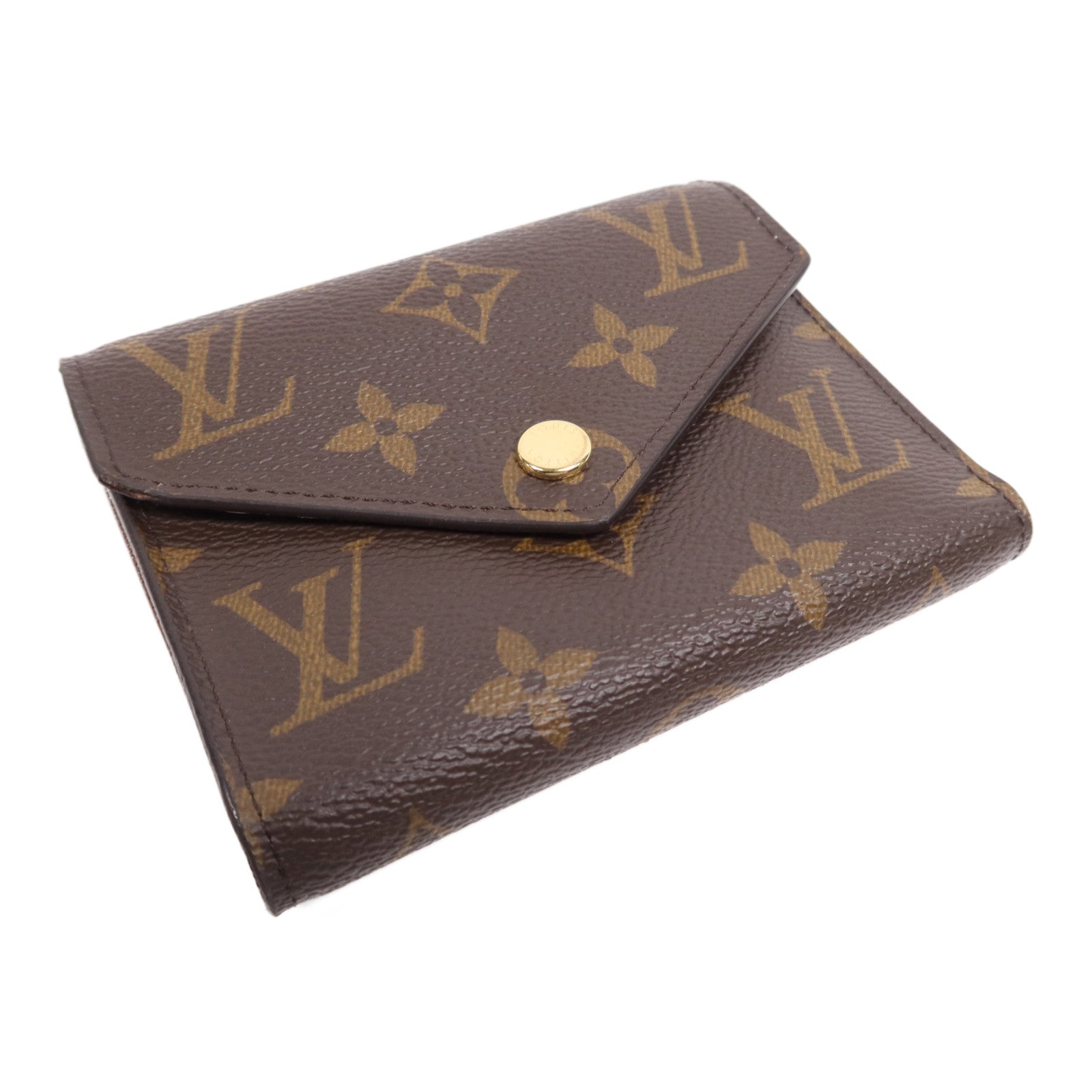 LOUIS VUITTON Monogram Victorine Wallet金扣錢包