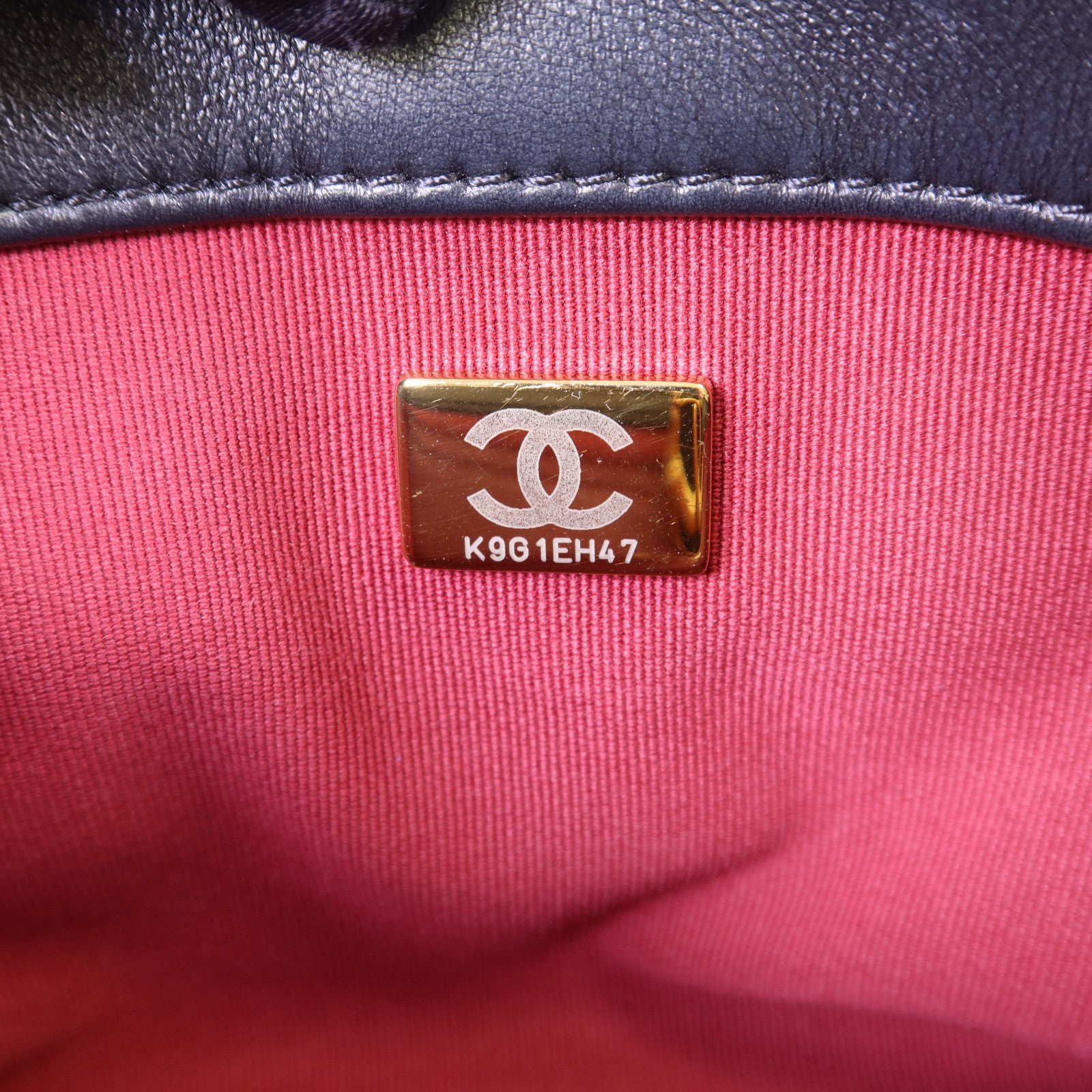 CHANEL 羊皮皮革Chain Shoulder Bag金扣手挽肩背兩用袋