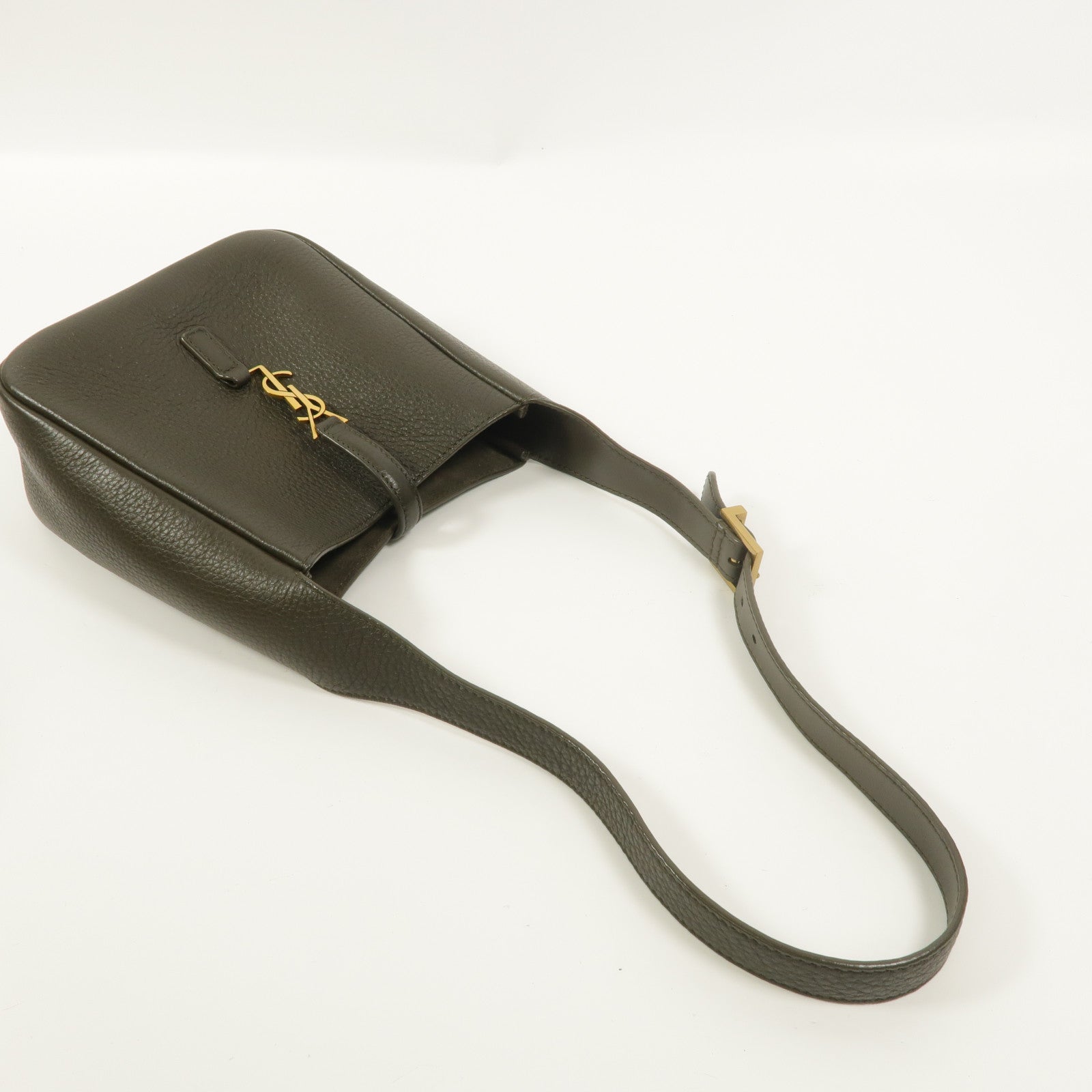 SAINT LAURENT 牛皮皮革Le 5 A 7 Baby Hobo Bag肩背袋