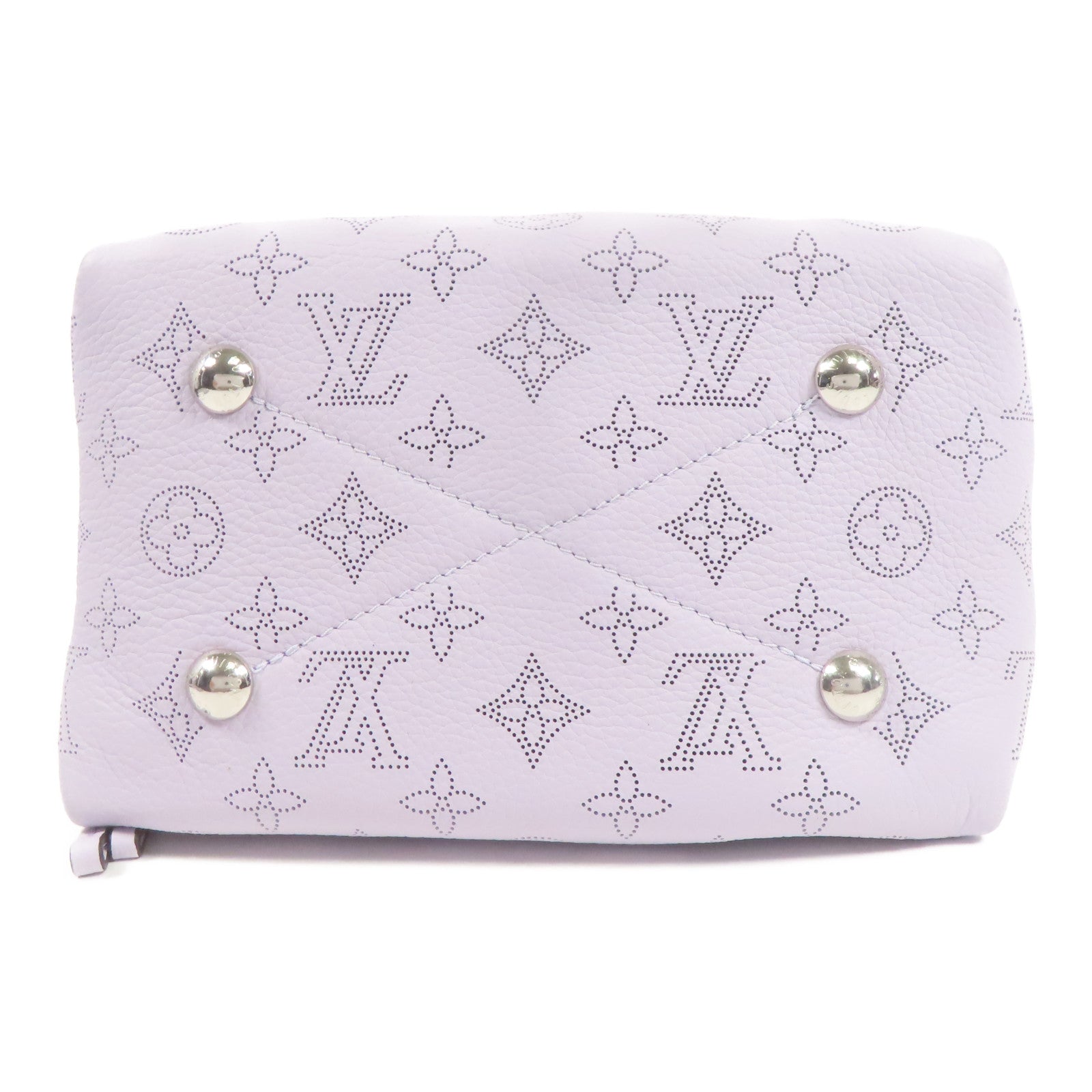 LOUIS VUITTON Monogram Mahina Bella銀扣手挽肩背兩用袋