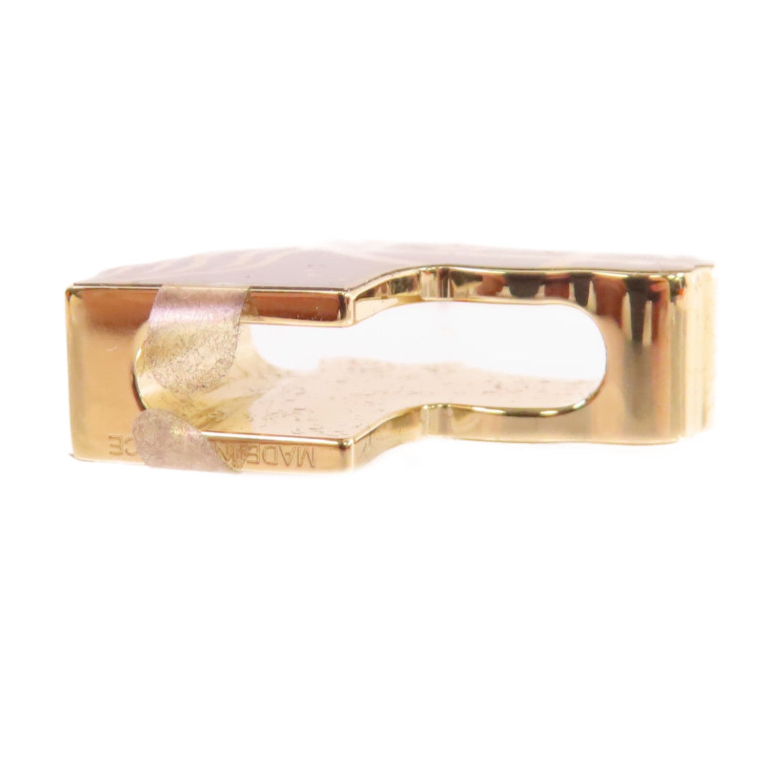 HERMES 【激減優惠】金屬Quadrige Twilly Ring絲巾扣黑色/金色