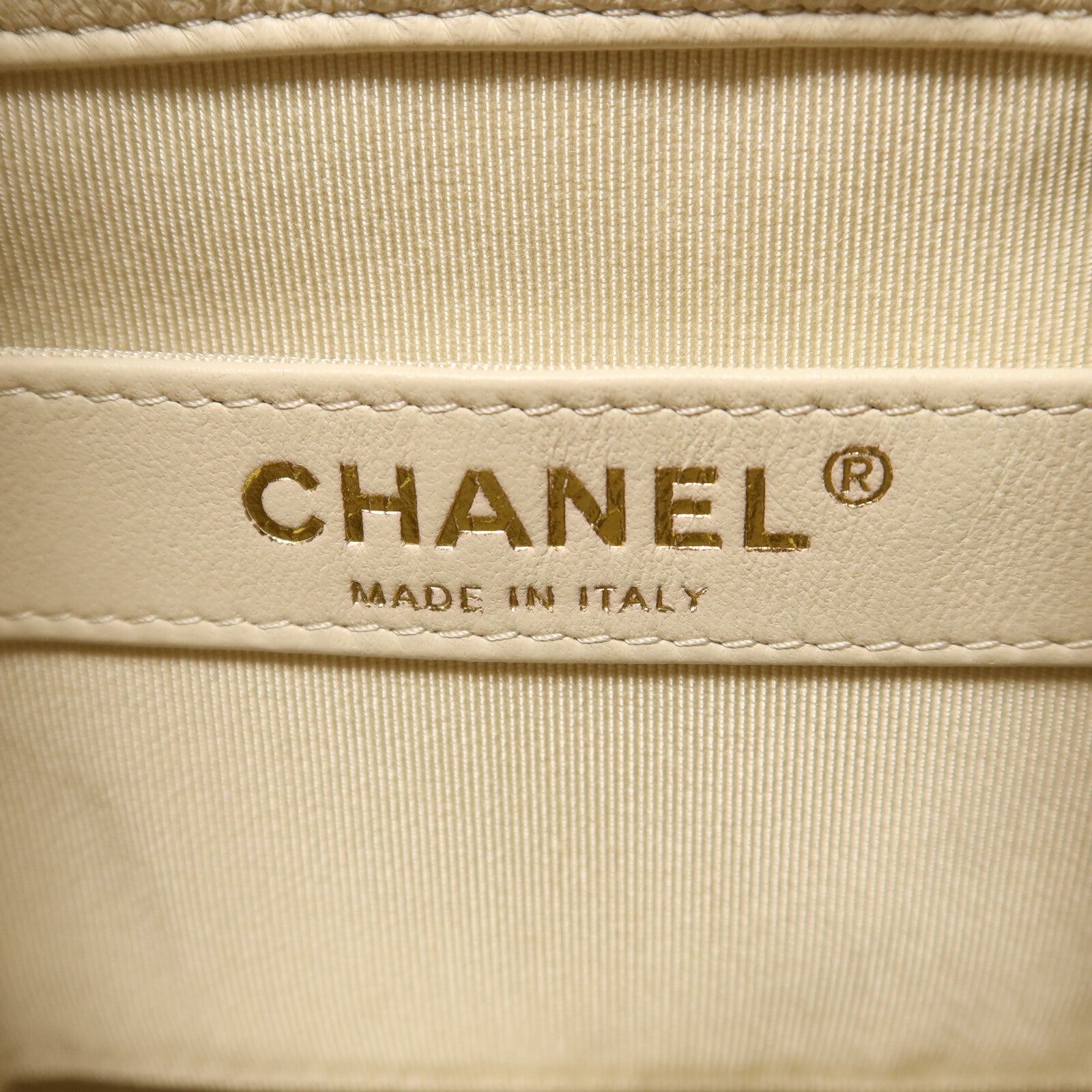 CHANEL 羊皮皮革Bucket Chain Bag鏈帶肩背袋