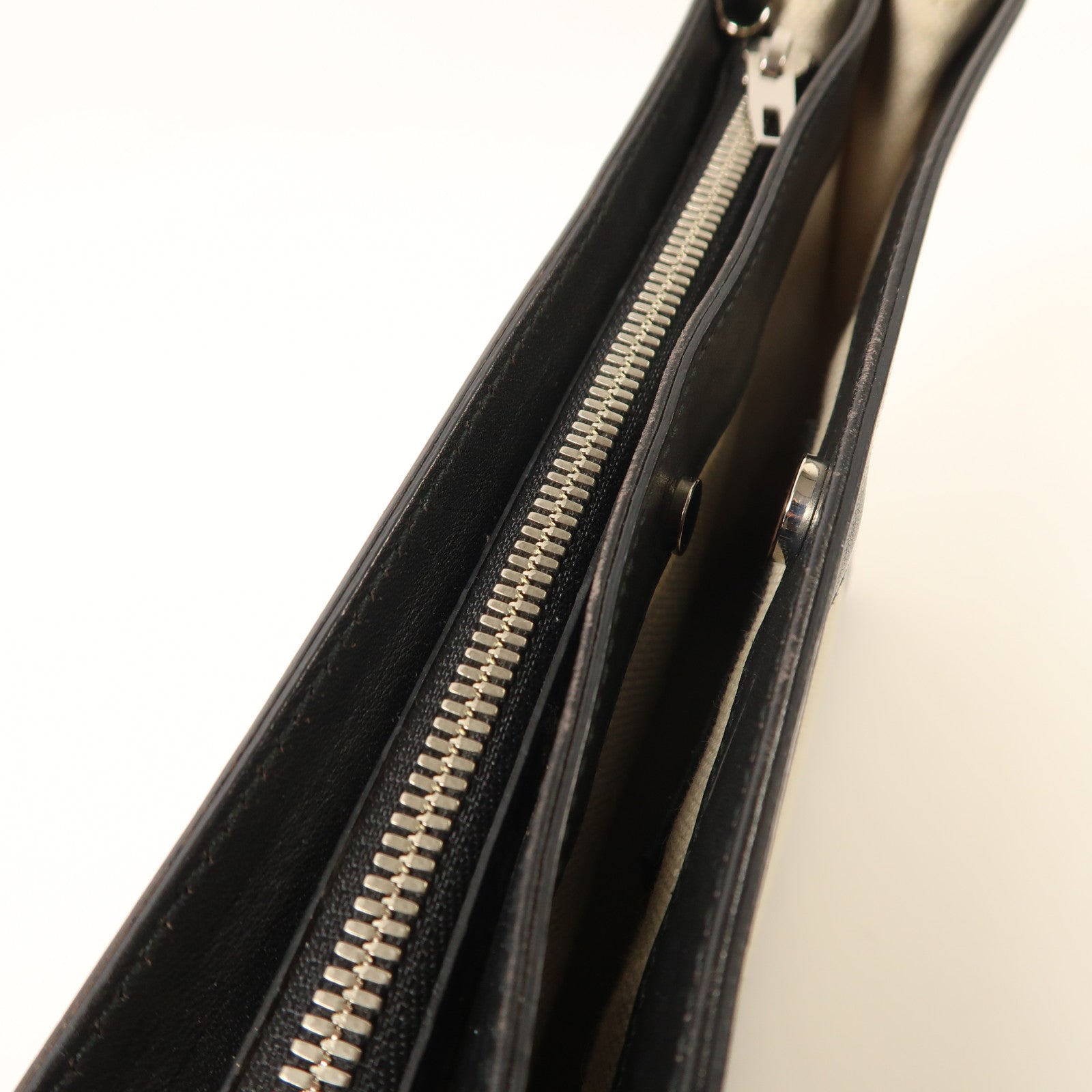 BALENCIAGA 帆布Navy Pochette銀扣肩背袋