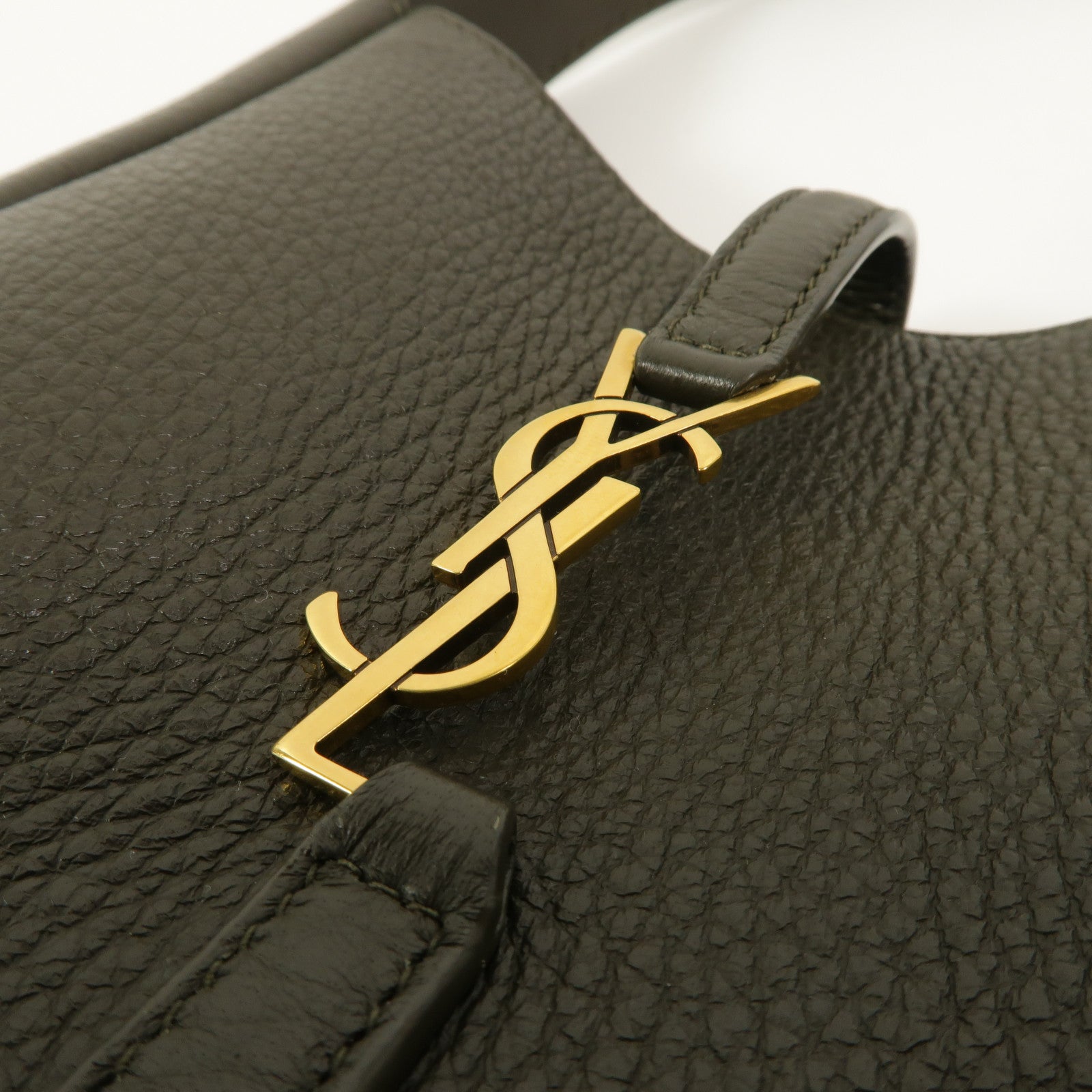 SAINT LAURENT 牛皮皮革Le 5 A 7 Baby Hobo Bag肩背袋