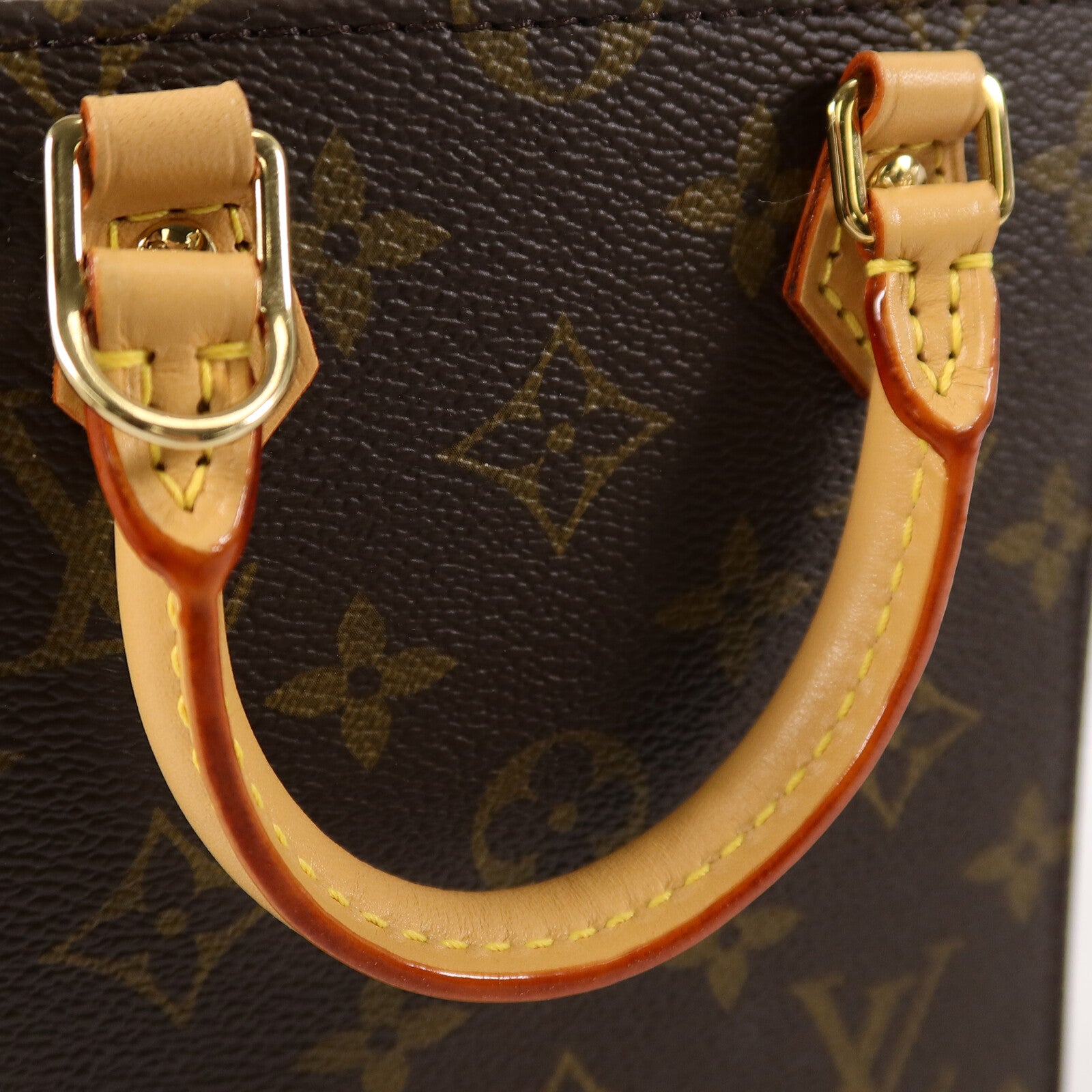 LOUIS VUITTON Monogram Petit Sac Plat手挽肩背兩用袋Monogram Petit Sac Plat手挽肩背兩用袋