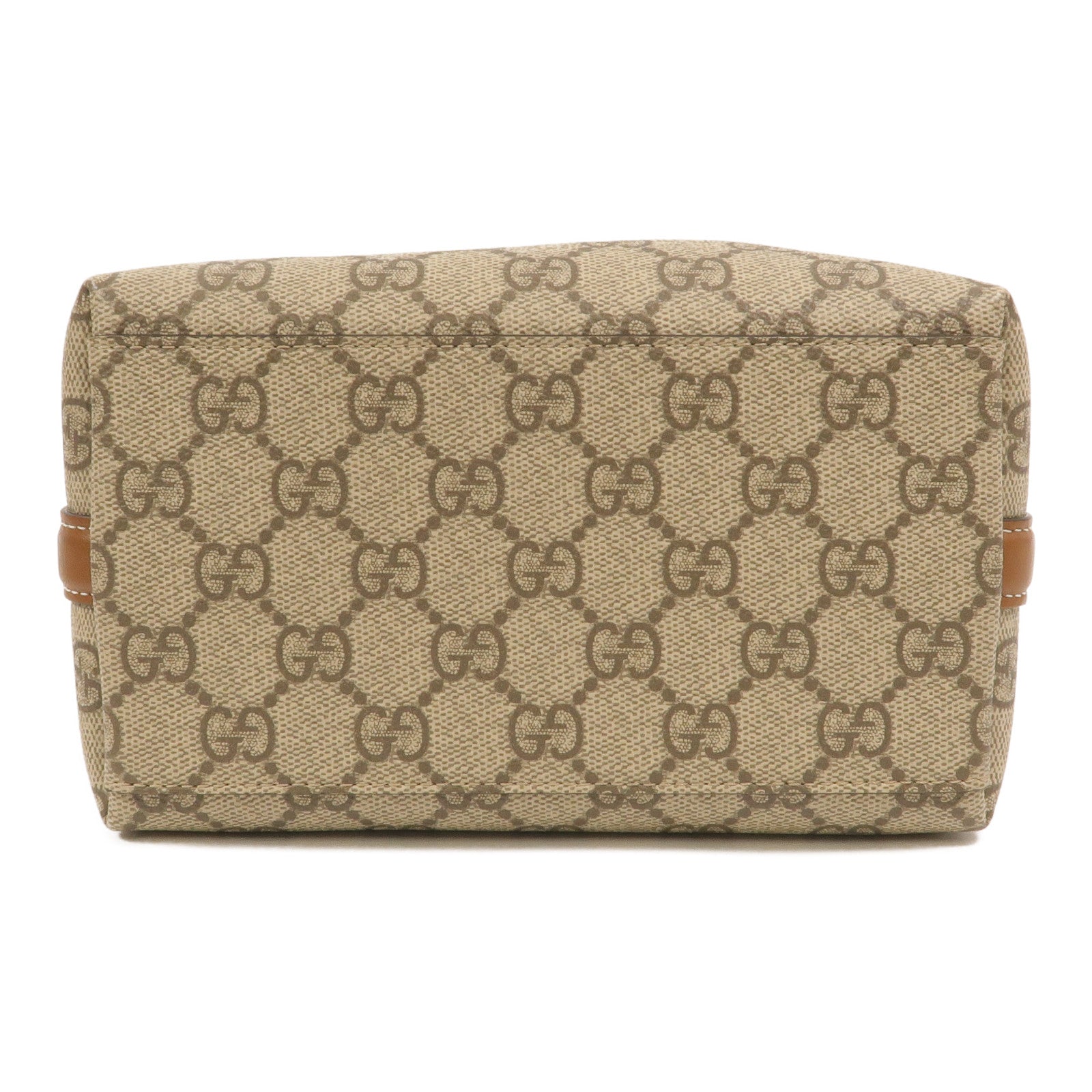 GUCCI 帆布GG Emblem Small Bucket手挽肩背兩用袋