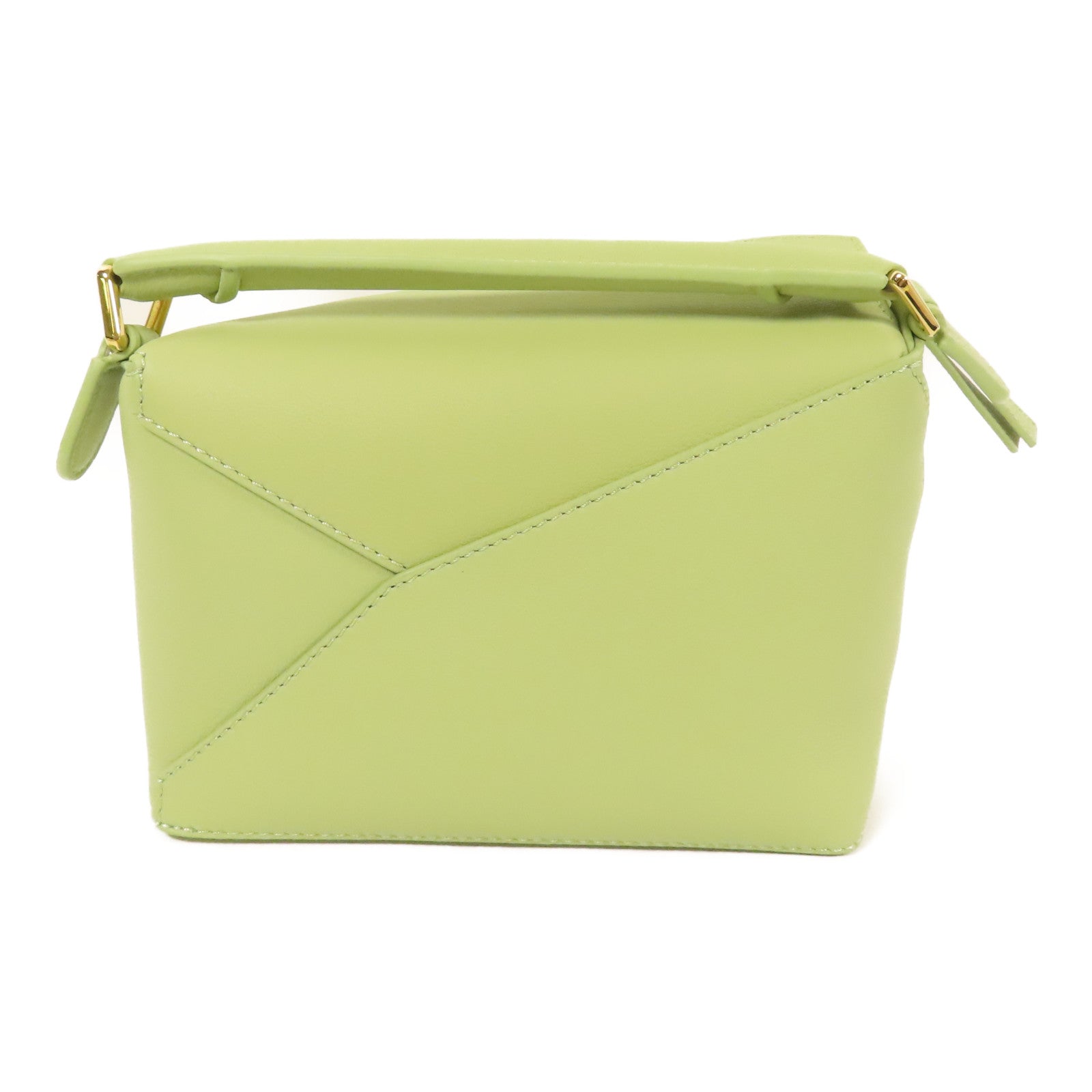 LOEWE 牛皮皮革Mini Puzzle Edge Bag金扣手挽肩背兩用袋