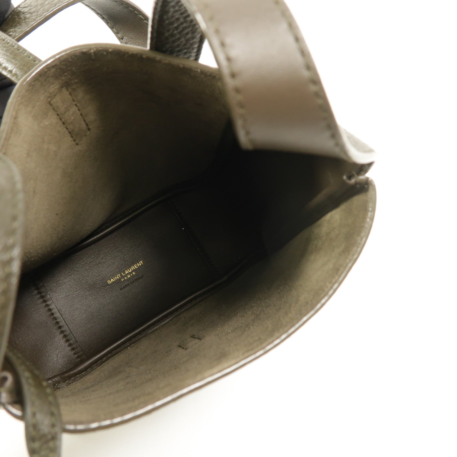 SAINT LAURENT 牛皮皮革Le 5 A 7 Baby Hobo Bag肩背袋