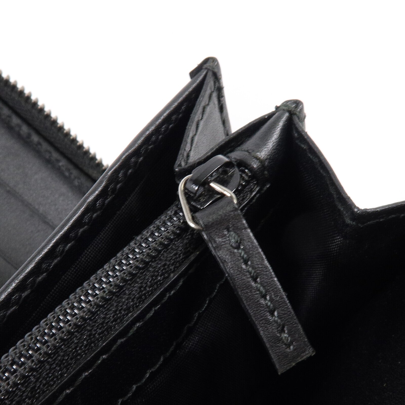 GUCCI 牛皮皮革Zipper Long Wallet銀扣長錢包