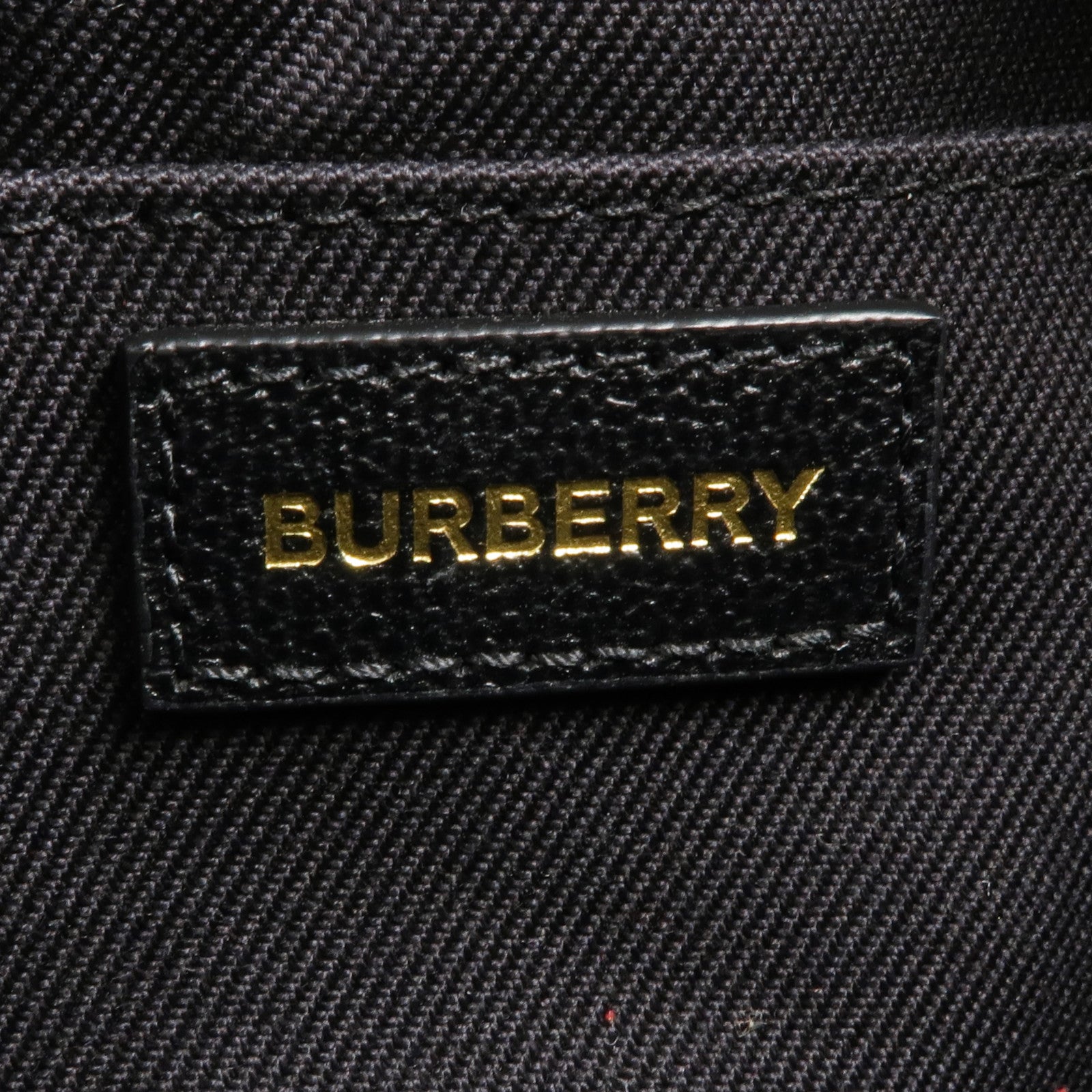 BURBERRY 帆布Shoulder Bag金扣肩背袋