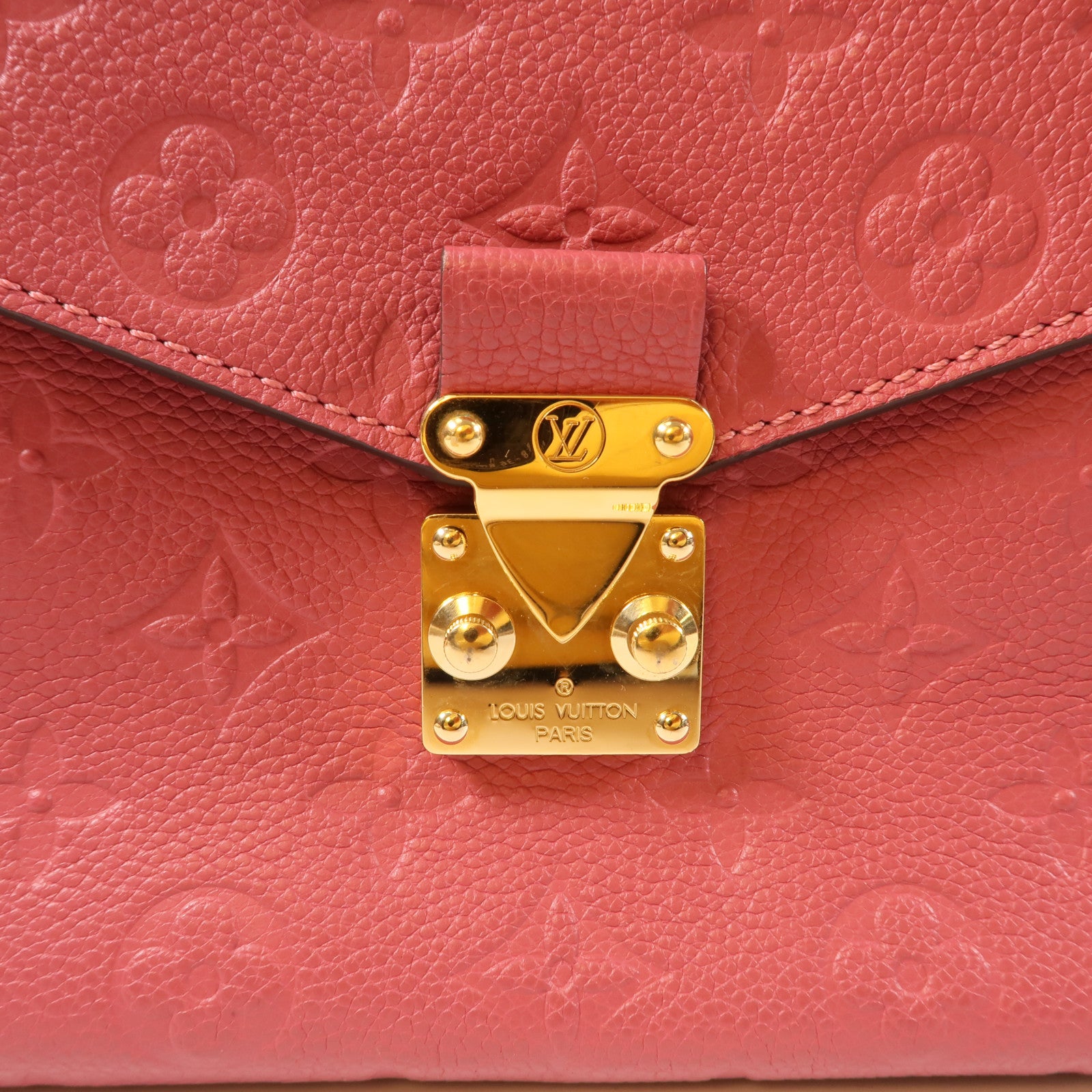 LOUIS VUITTON Monogram Empreinte Pochette Metis金扣手挽肩背兩用袋