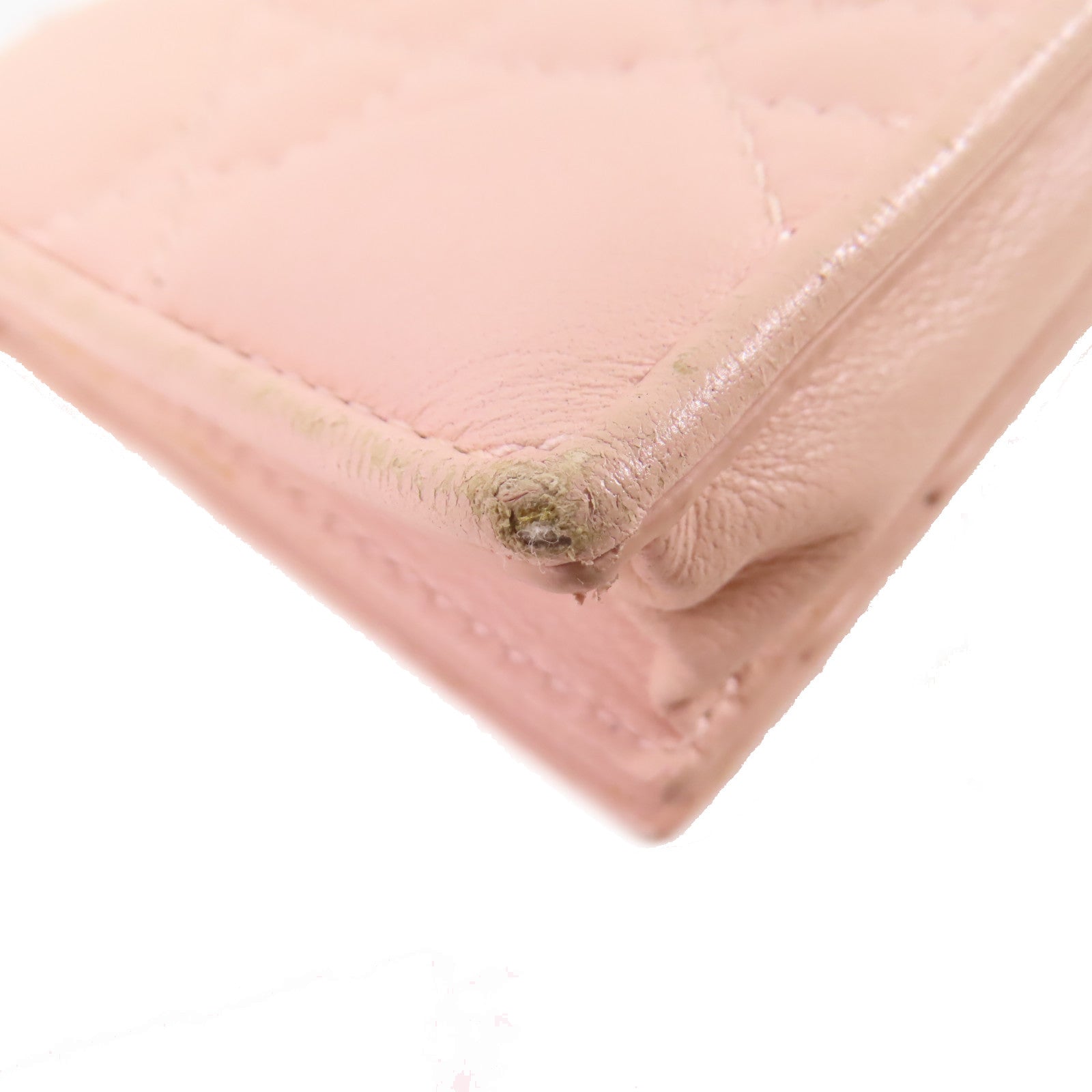 Dior 牛皮皮革Card Case金扣卡套裸色