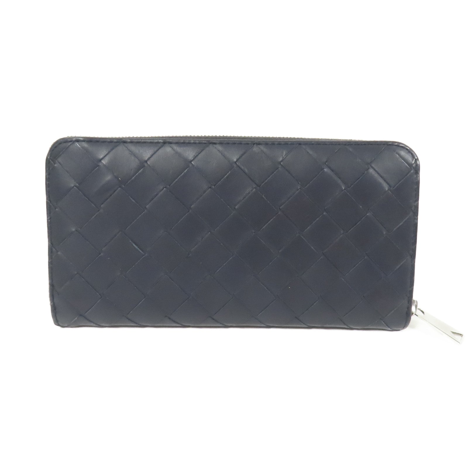 BOTTEGA VENETA 【激減優惠】牛皮皮革Long Wallet銀扣長錢包