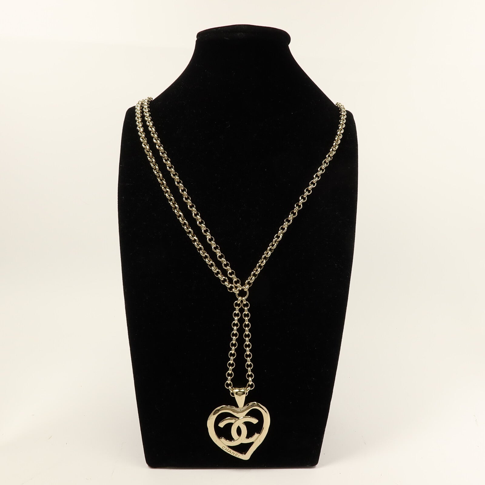 CHANEL 金屬Heart Chocker項鍊