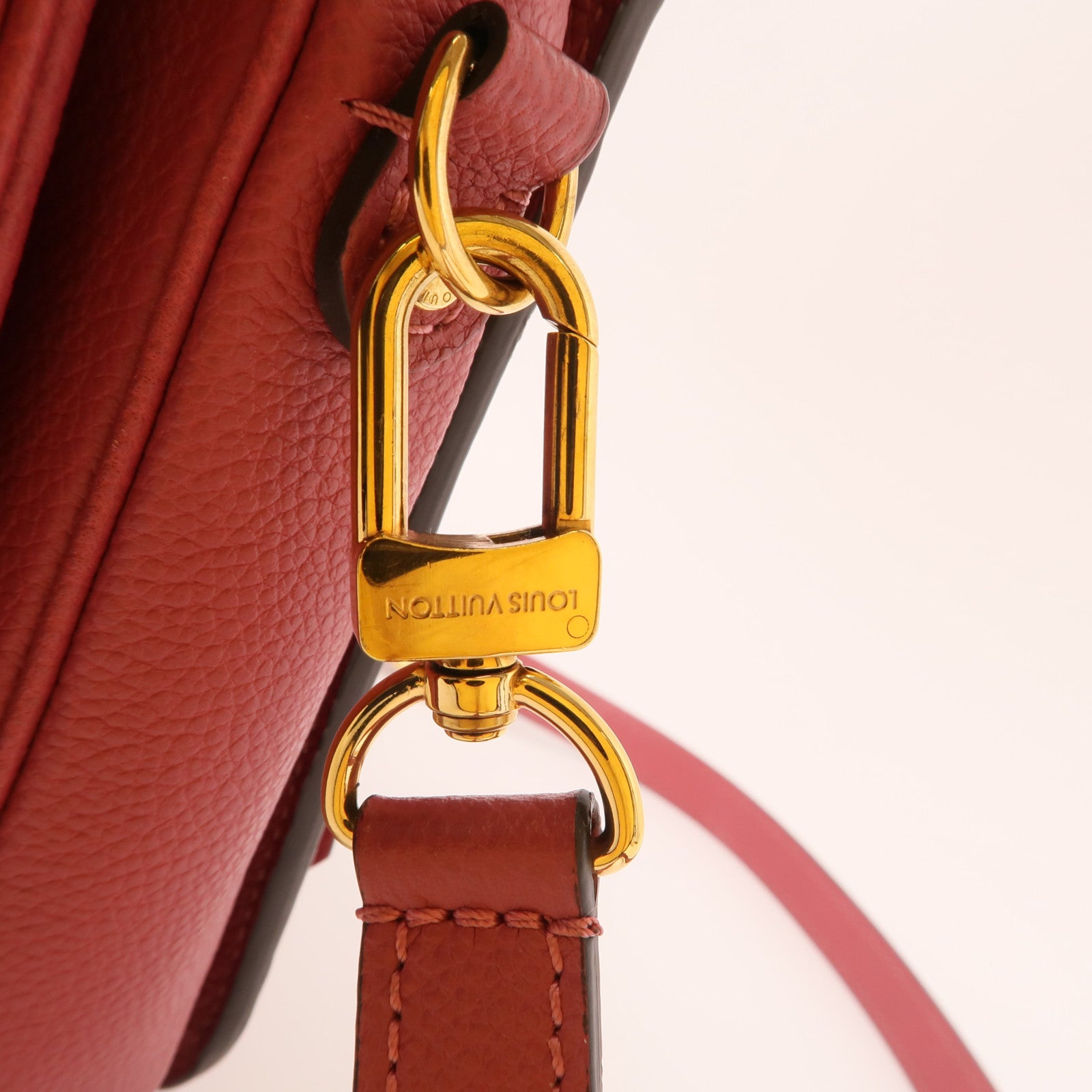 LOUIS VUITTON Monogram Empreinte Pochette Metis金扣手挽肩背兩用袋