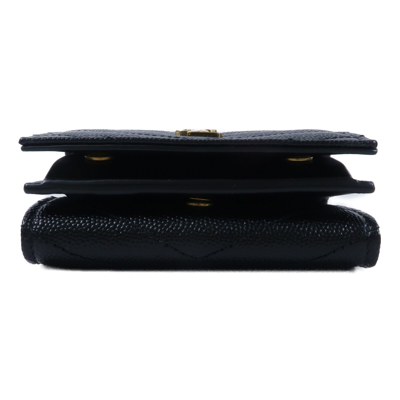 SAINT LAURENT 牛皮皮革Cassandre Matelasse Origami Tiny Wallet銀包