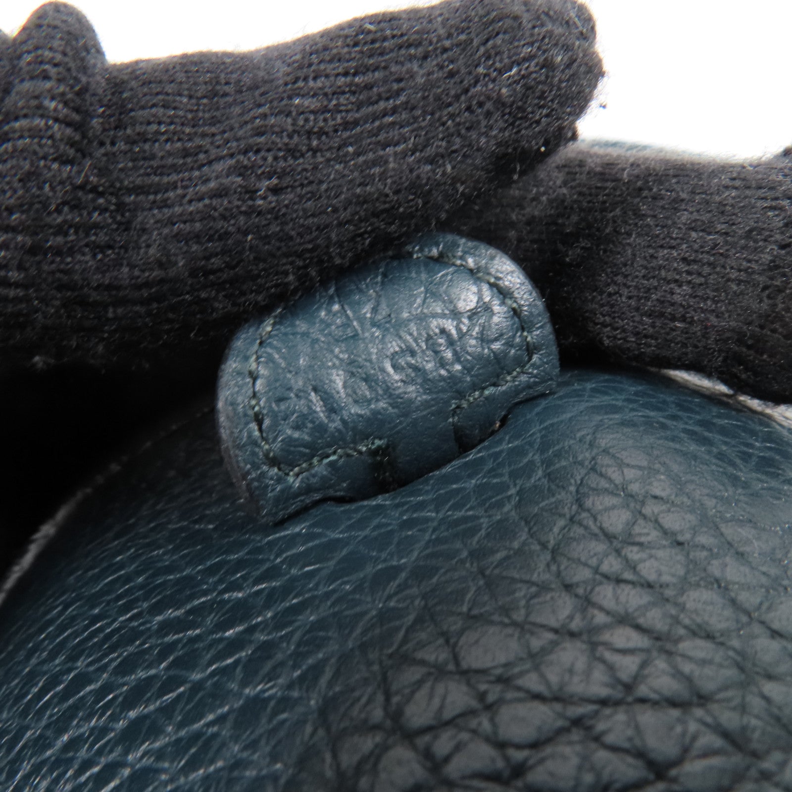 HERMES Clemence皮革Evelyne TPM金扣肩背袋60 Vert cypres