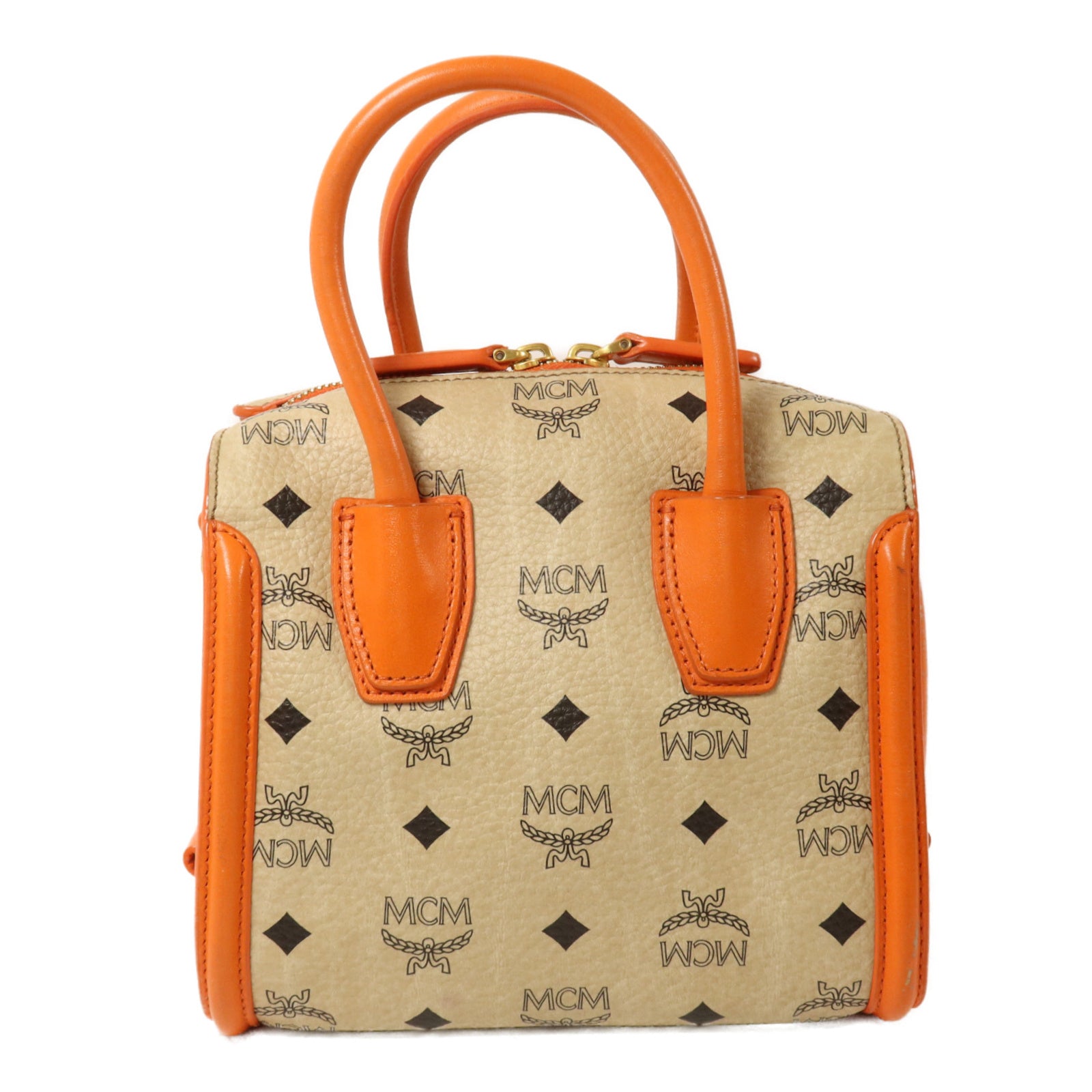 MCM 塗層帆布2 Way Shoulder手挽肩背兩用袋