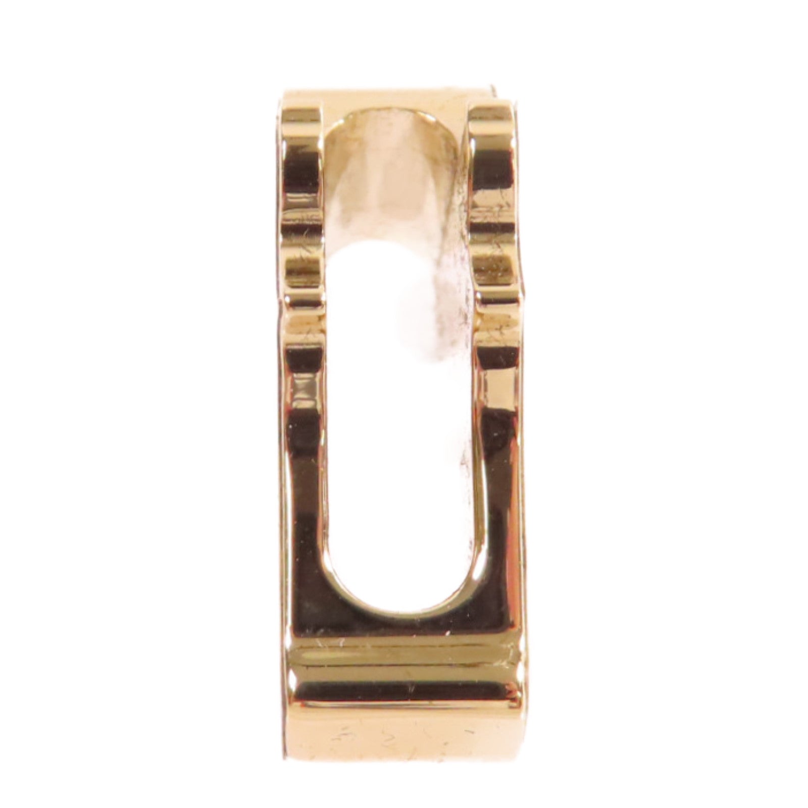 HERMES 【激減優惠】金屬Quadrige Twilly Ring絲巾扣黑色/金色
