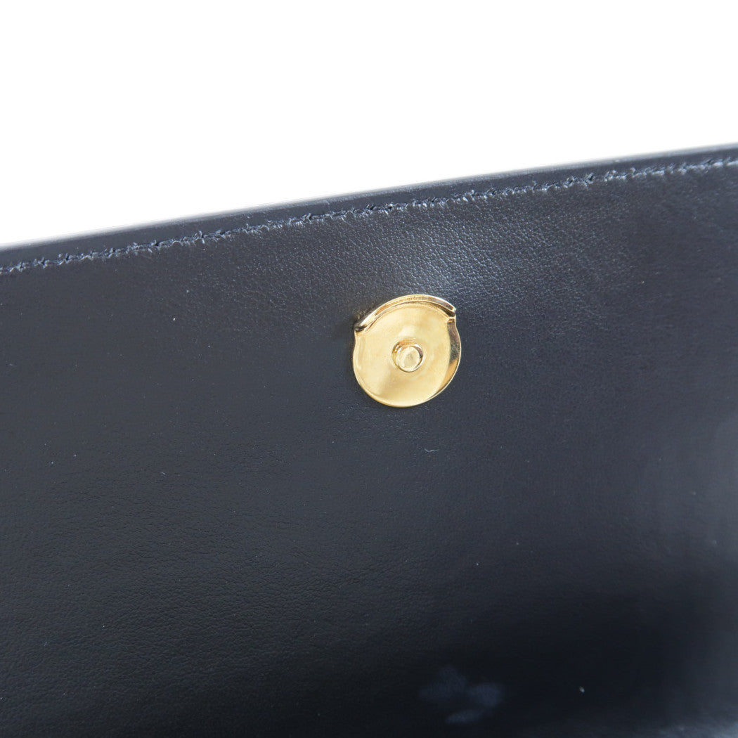 SAINT LAURENT 牛皮皮革Belt Bag金扣腰包黑色