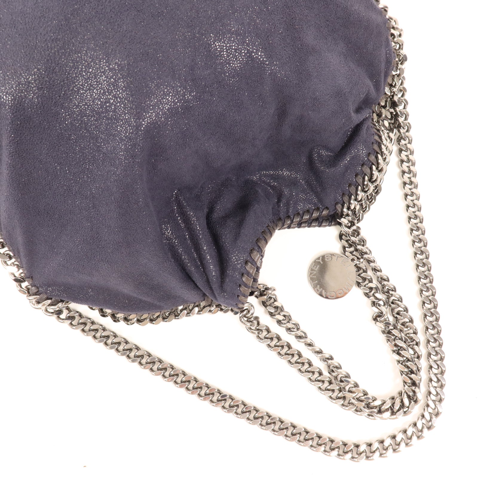 Stella McCartney 牛皮皮革2 Way Shoulder Bag銀扣鏈帶手挽肩背兩用袋