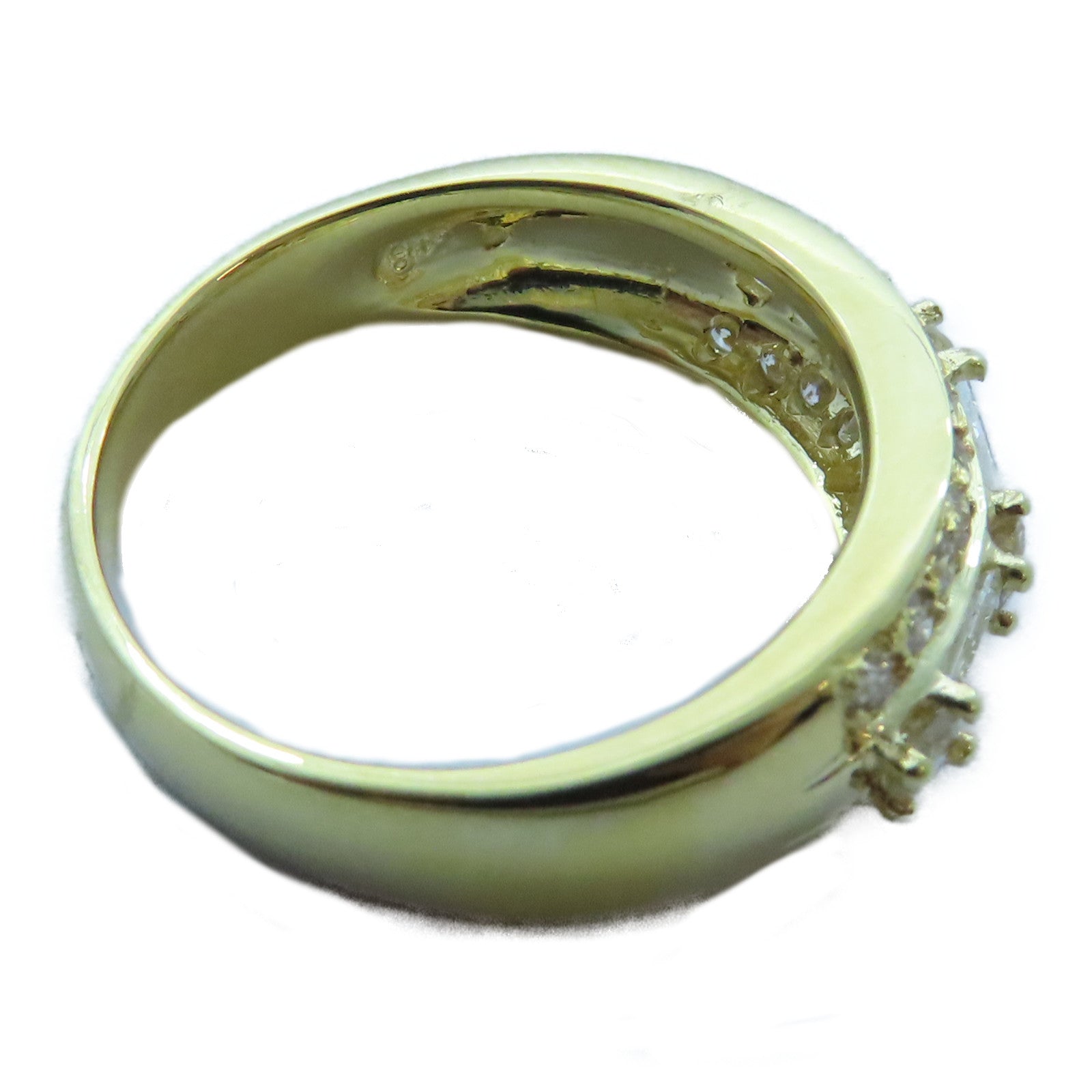 JEWELRY 【激減優惠】18K黃金Diamond Ring 0.90ct鑽石戒指US#6.25