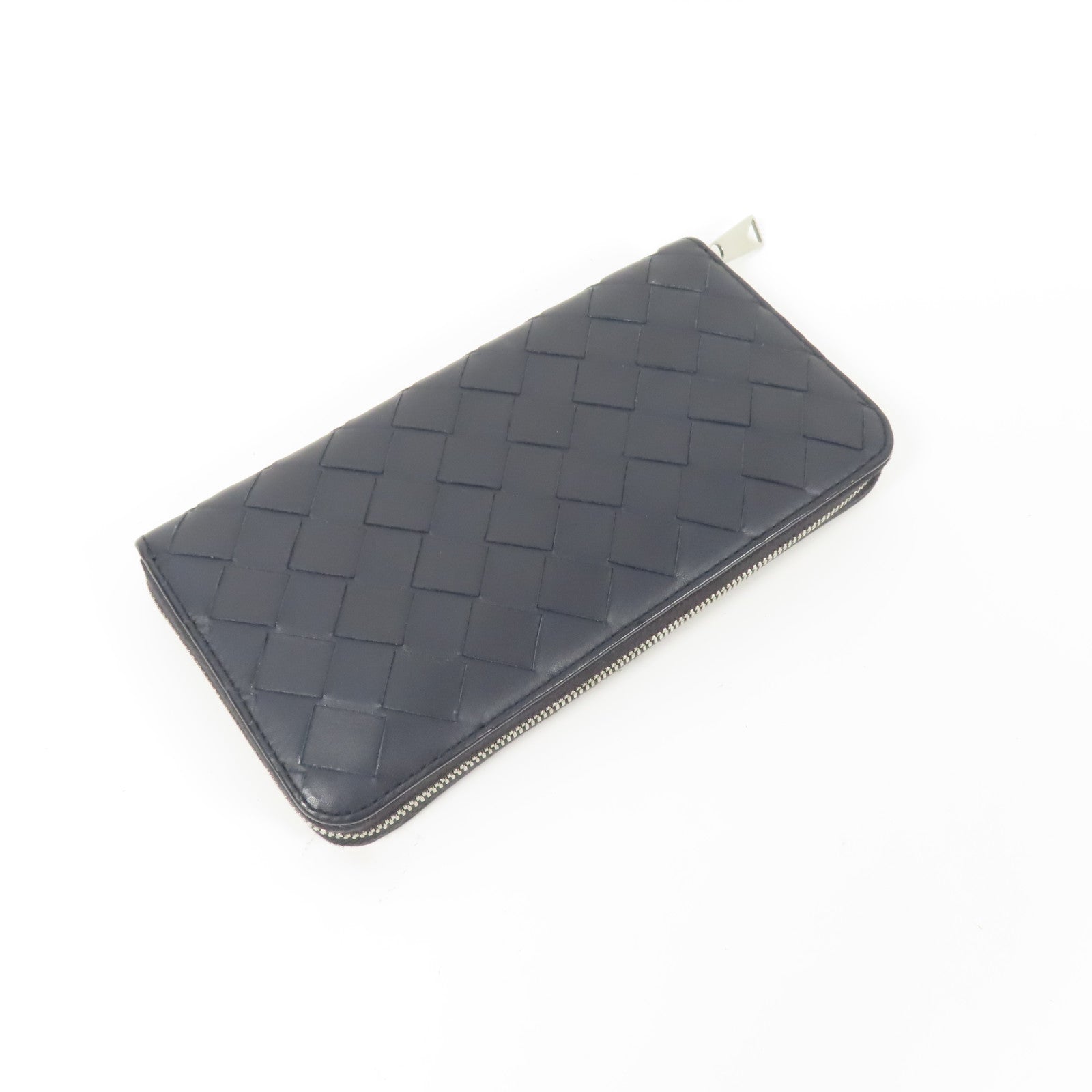 BOTTEGA VENETA 【激減優惠】牛皮皮革Long Wallet銀扣長錢包