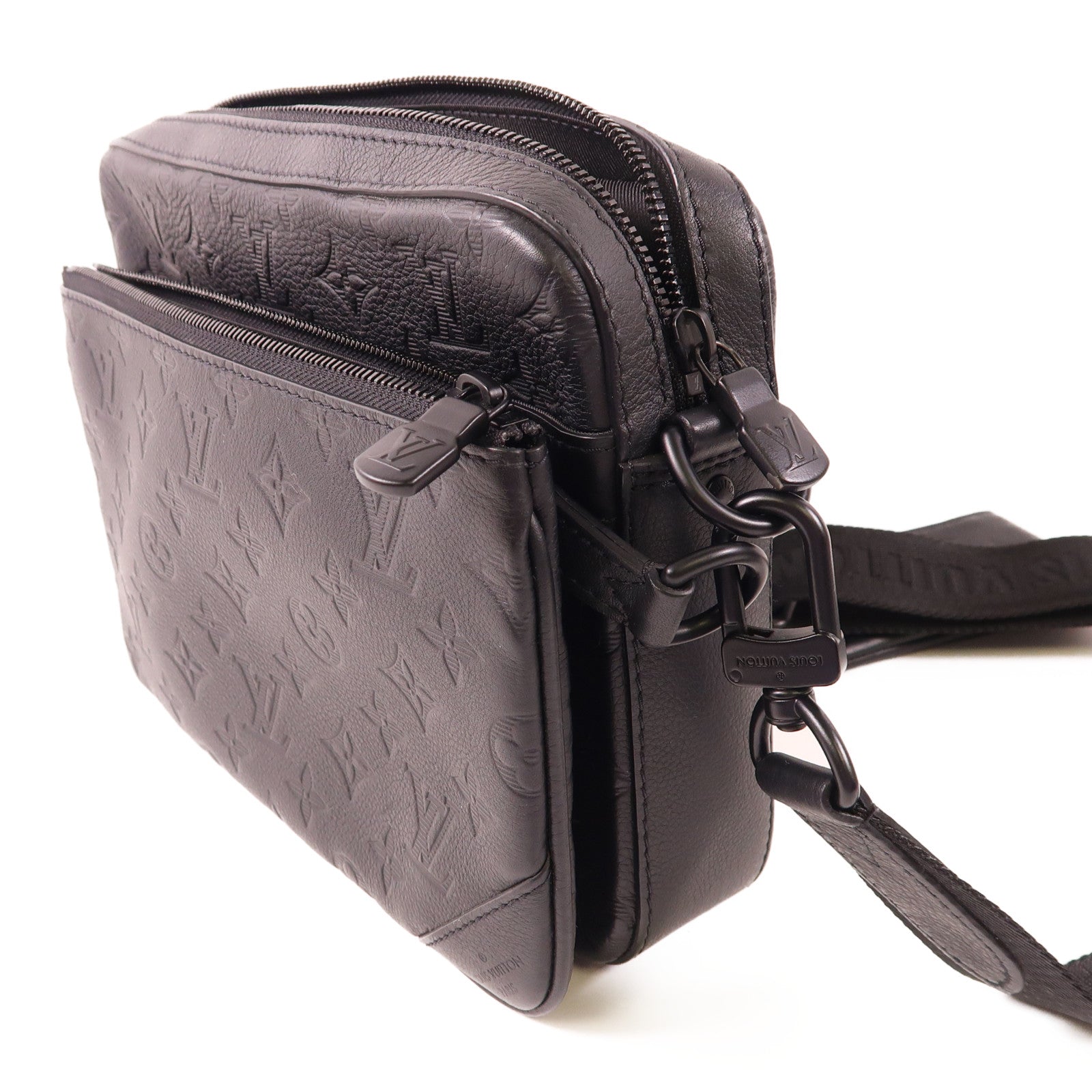 LOUIS VUITTON Monogram Shadow Trio Messenger Bag肩背袋